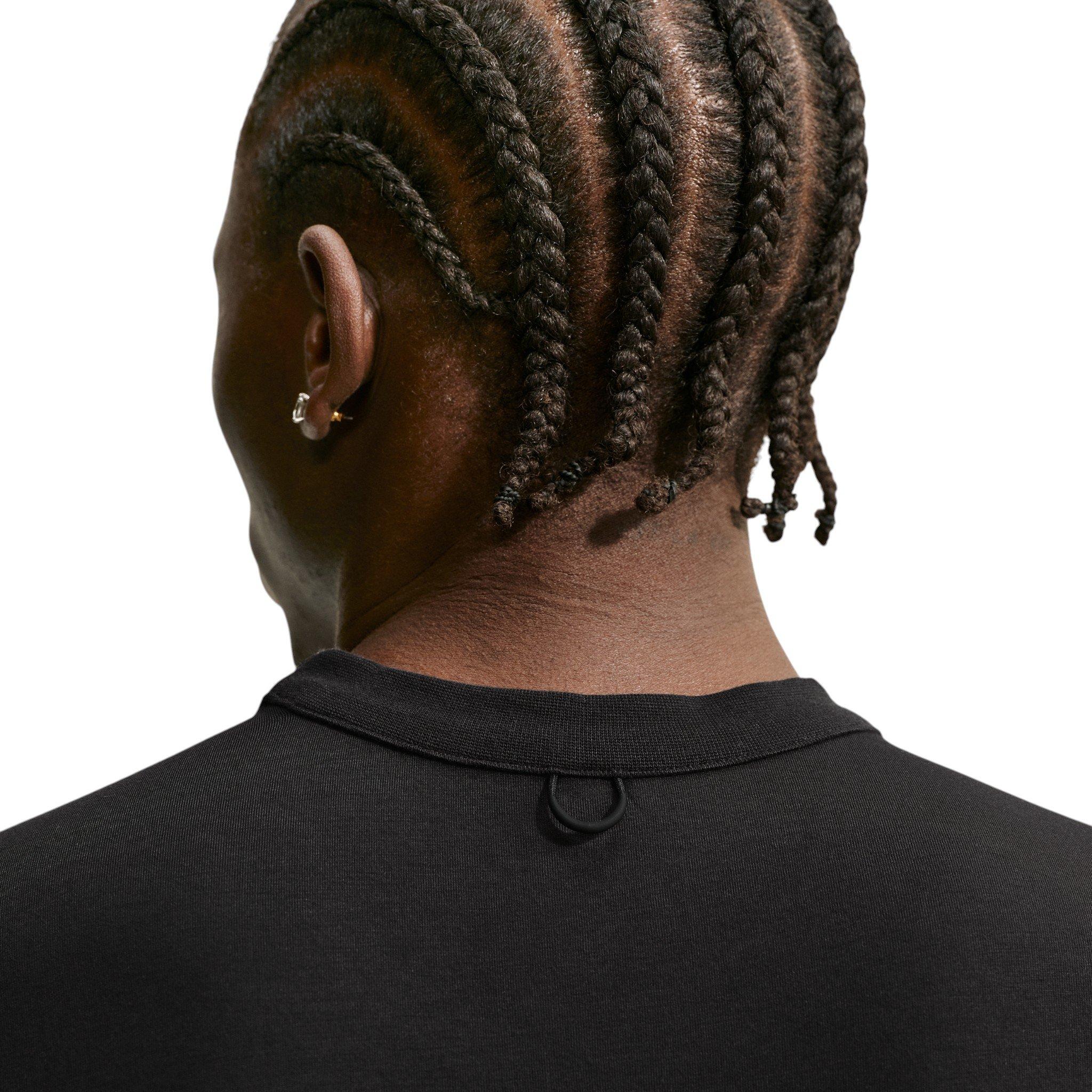 Nike Men's 24.7 ImpossiblySoft Light Dri-FIT Short Sleeve T-Shirt - Black - BLACK