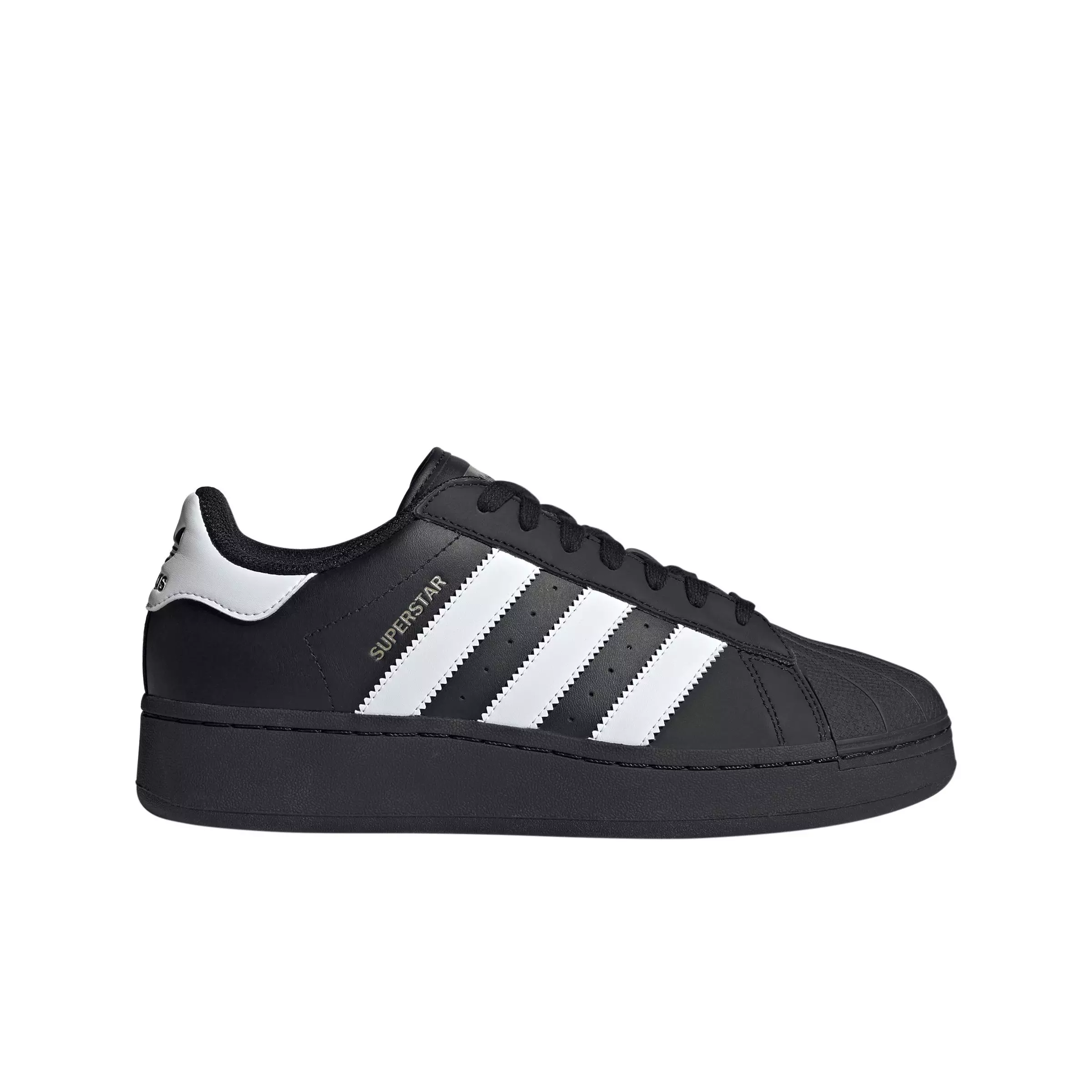 adidas Originals Superstar XLG "Core Black/Ftwr White/Gold Metallic" Unisex Shoe - BLACK/WHITE/GOLD