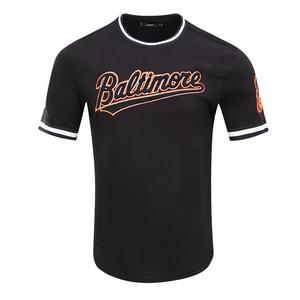 Pro Standard Men's MLB Baltimore Orioles Classic Chenille Striped Sleeve Top