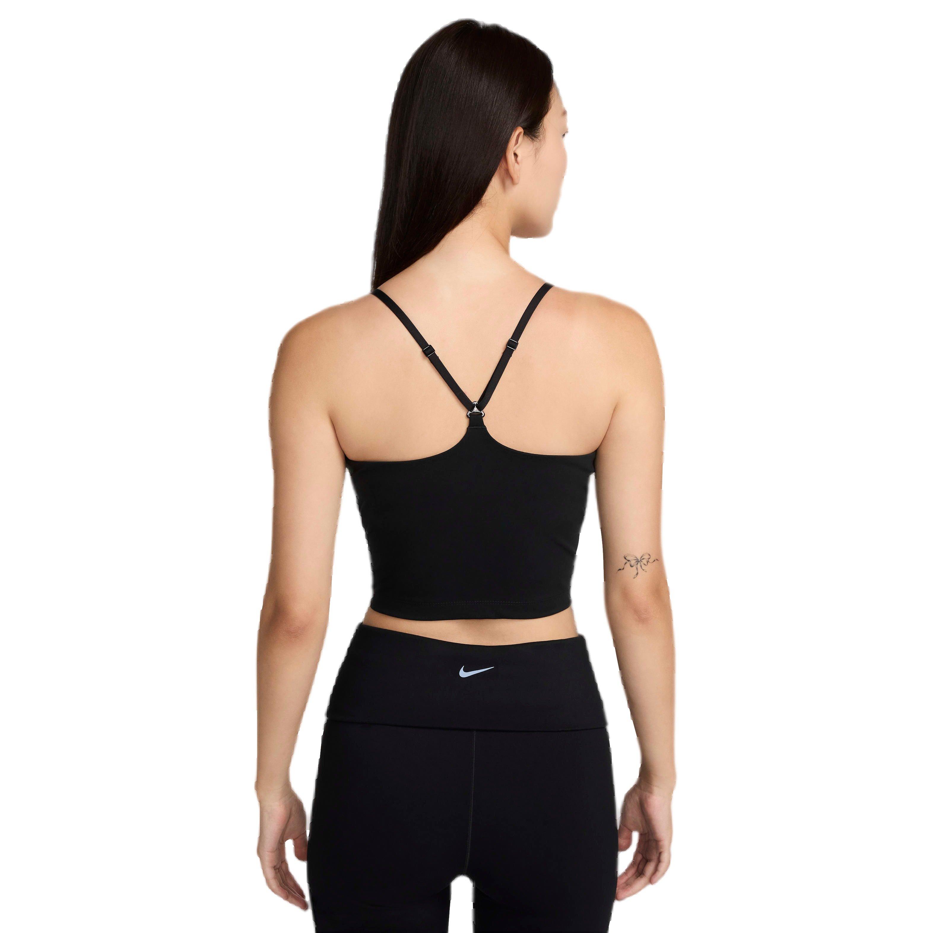 Nike Women's Indy Light-Support Padded Sports Bra Tank - BLACK Thumbnail View 2