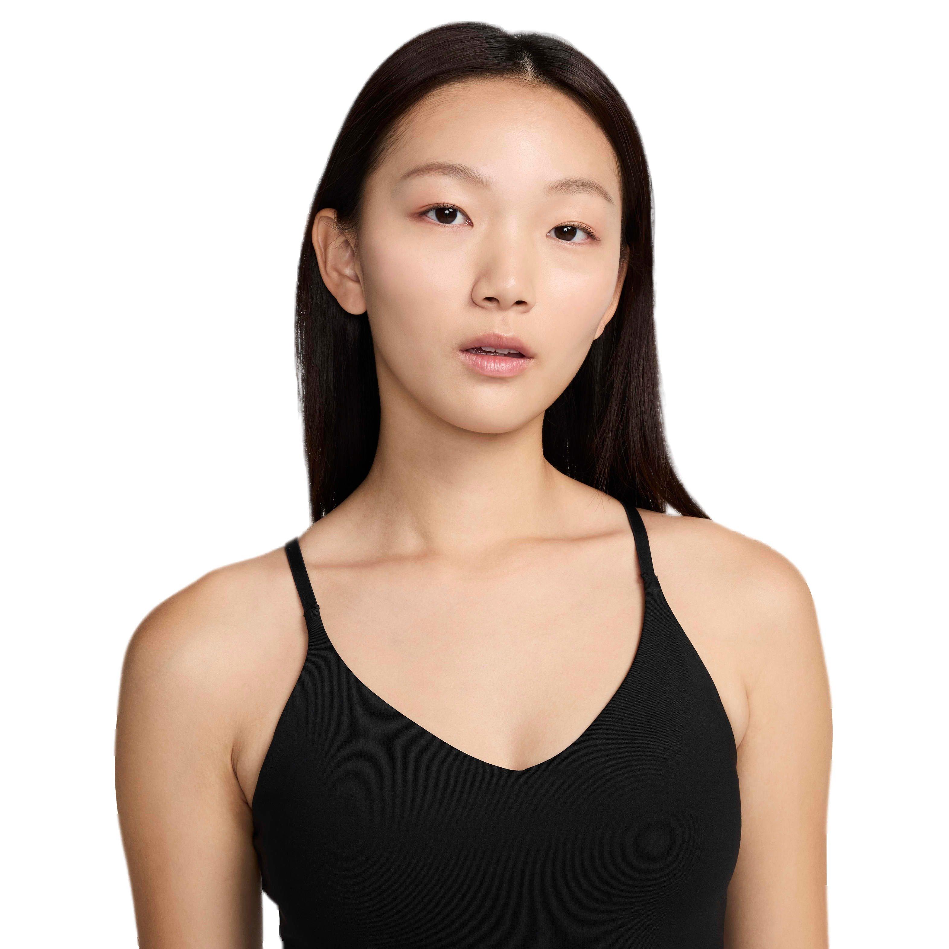Nike Women's Indy Light-Support Padded Sports Bra Tank - BLACK Thumbnail View 3