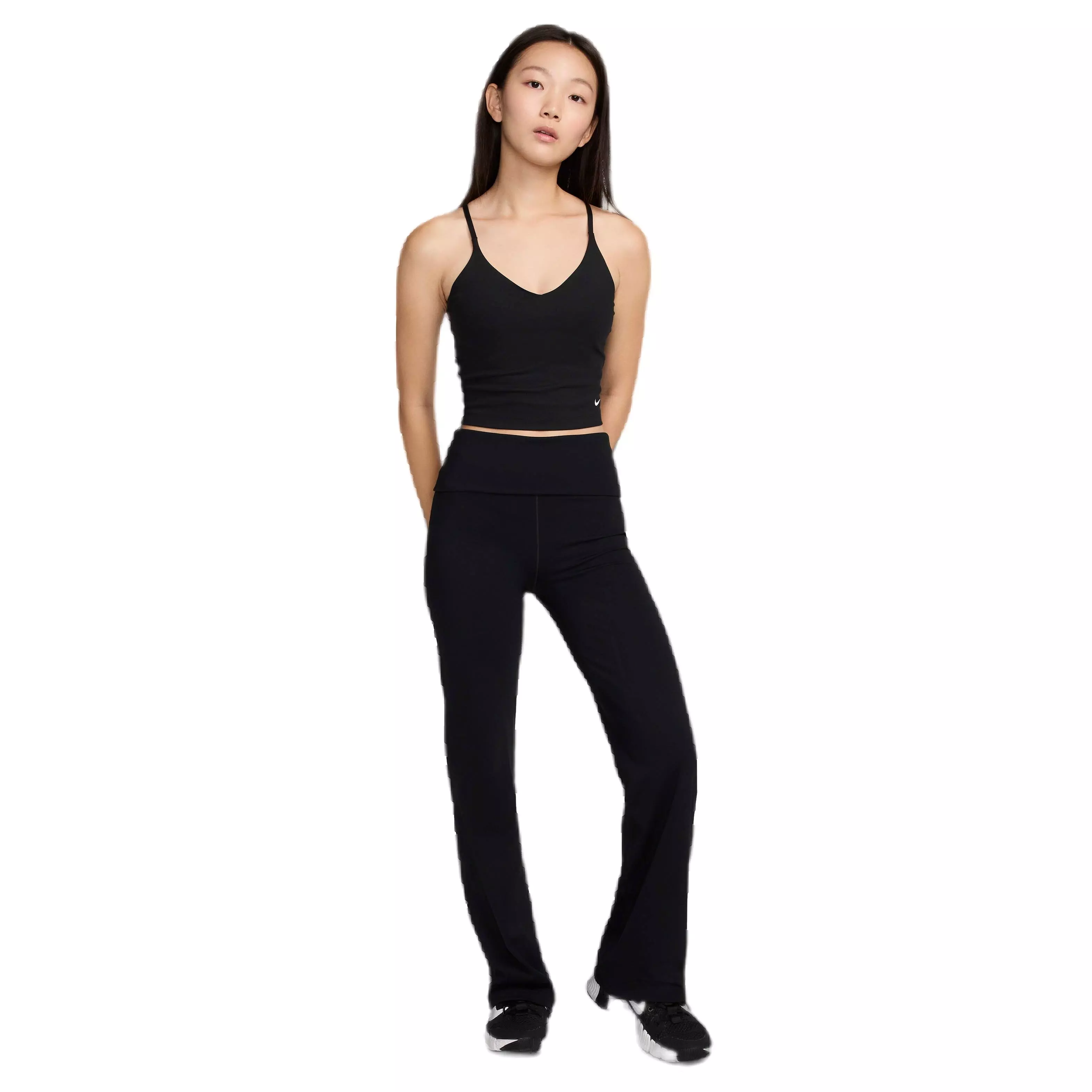 Nike Women's Indy Light-Support Padded Sports Bra Tank - BLACK