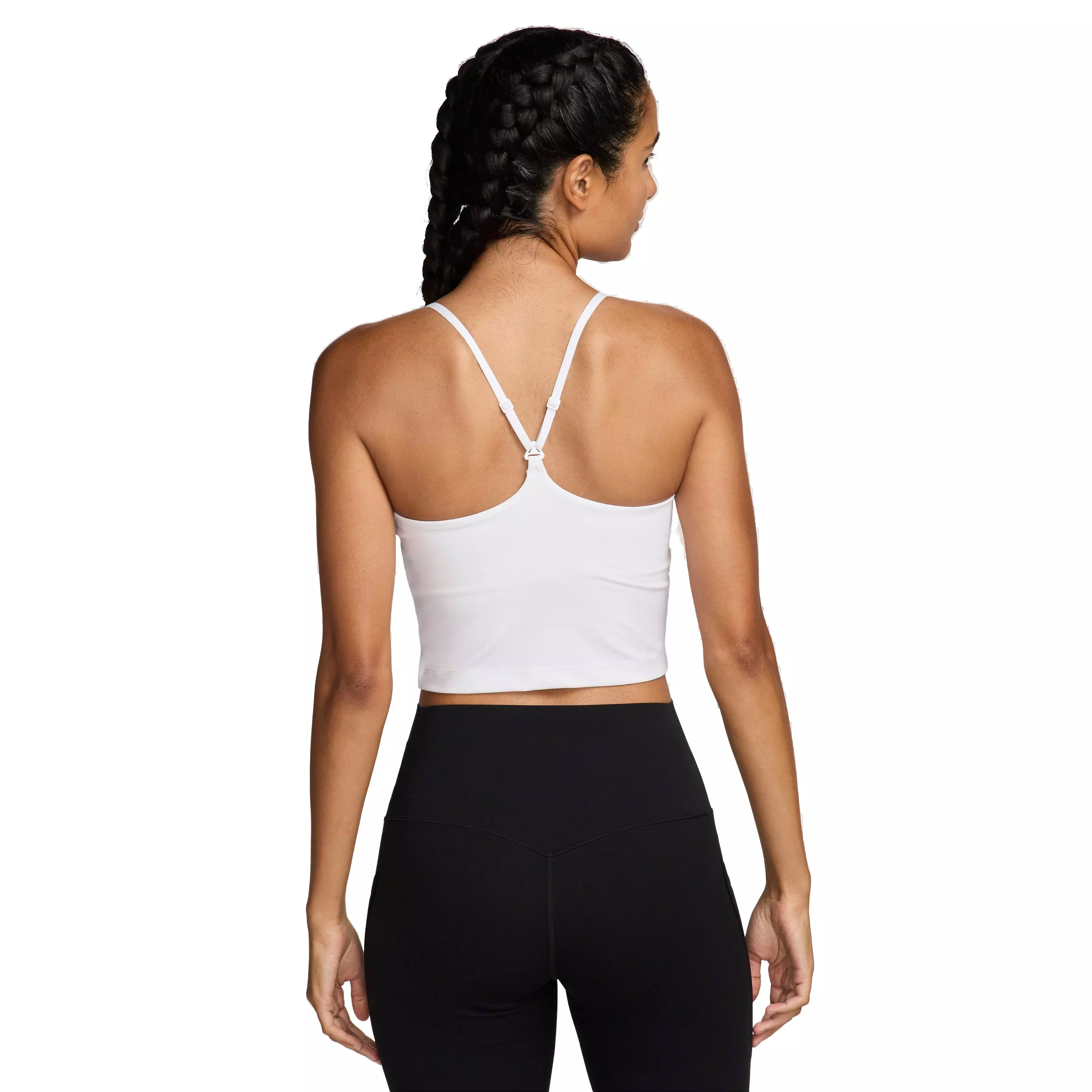 Nike Women's Indy Light-Support Padded Sports Bra Tank - WHITE
