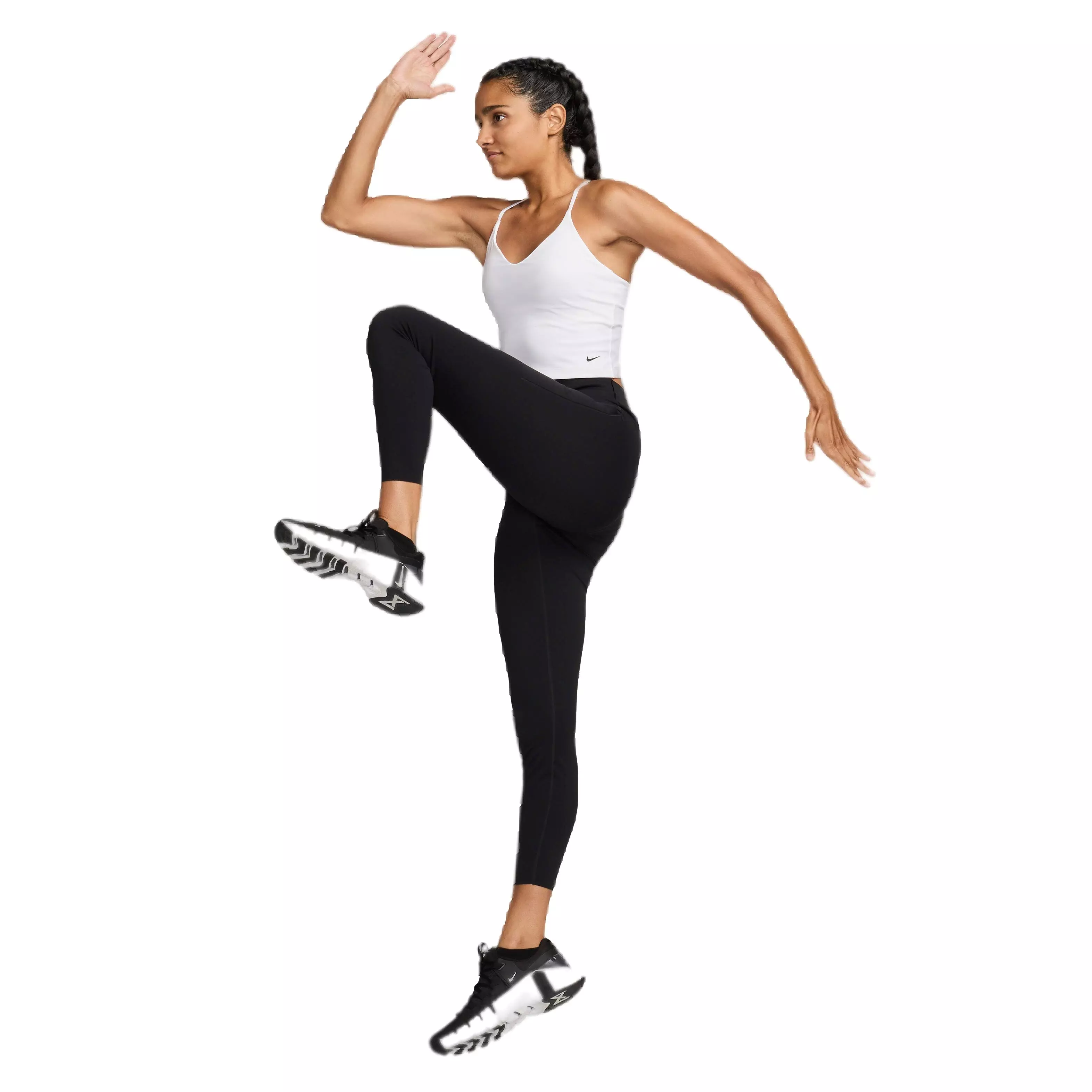 Nike Women's Indy Light-Support Padded Sports Bra Tank - WHITE