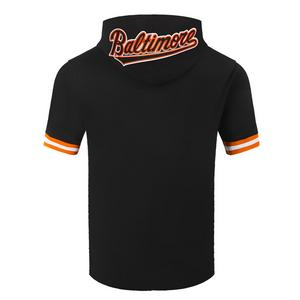Pro Standard Men's MLB Baltimore Orioles Classic Chenille Short Sleeve Pullover Hoodie