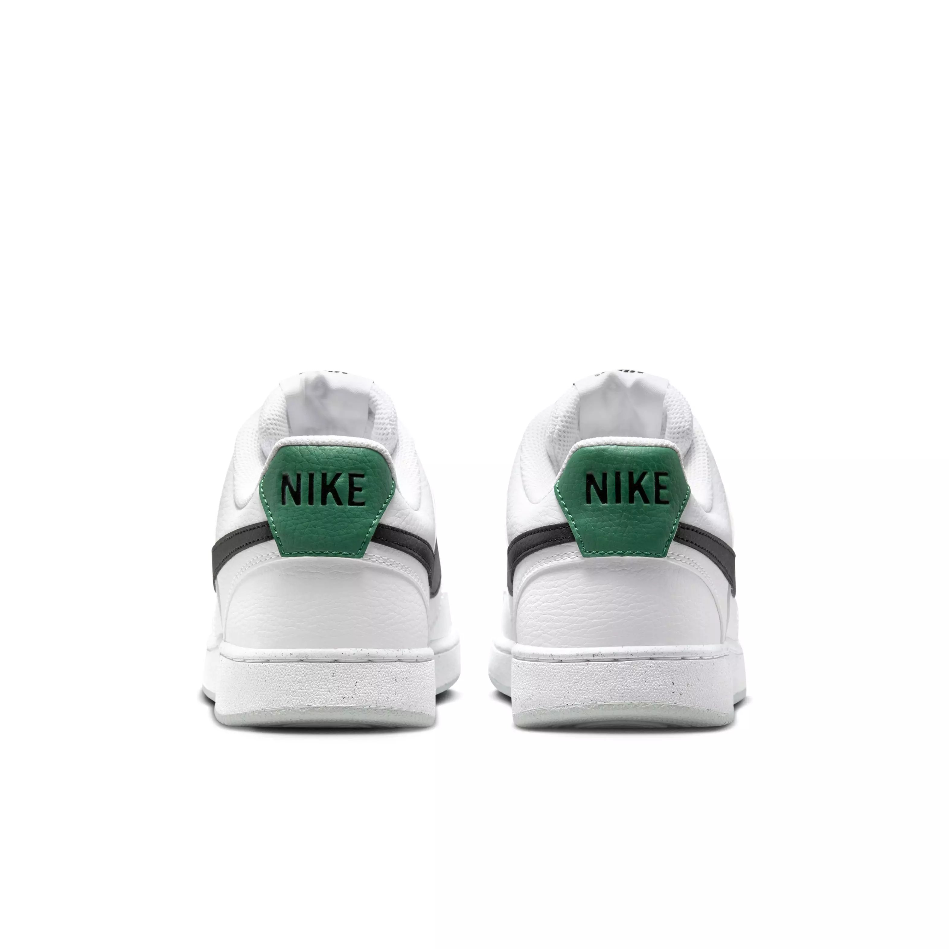 Nike Court Vision Low Next Nature "White/White/Black/Green" Men's Shoe - WHITE/WHITE/BLACK/GREEN