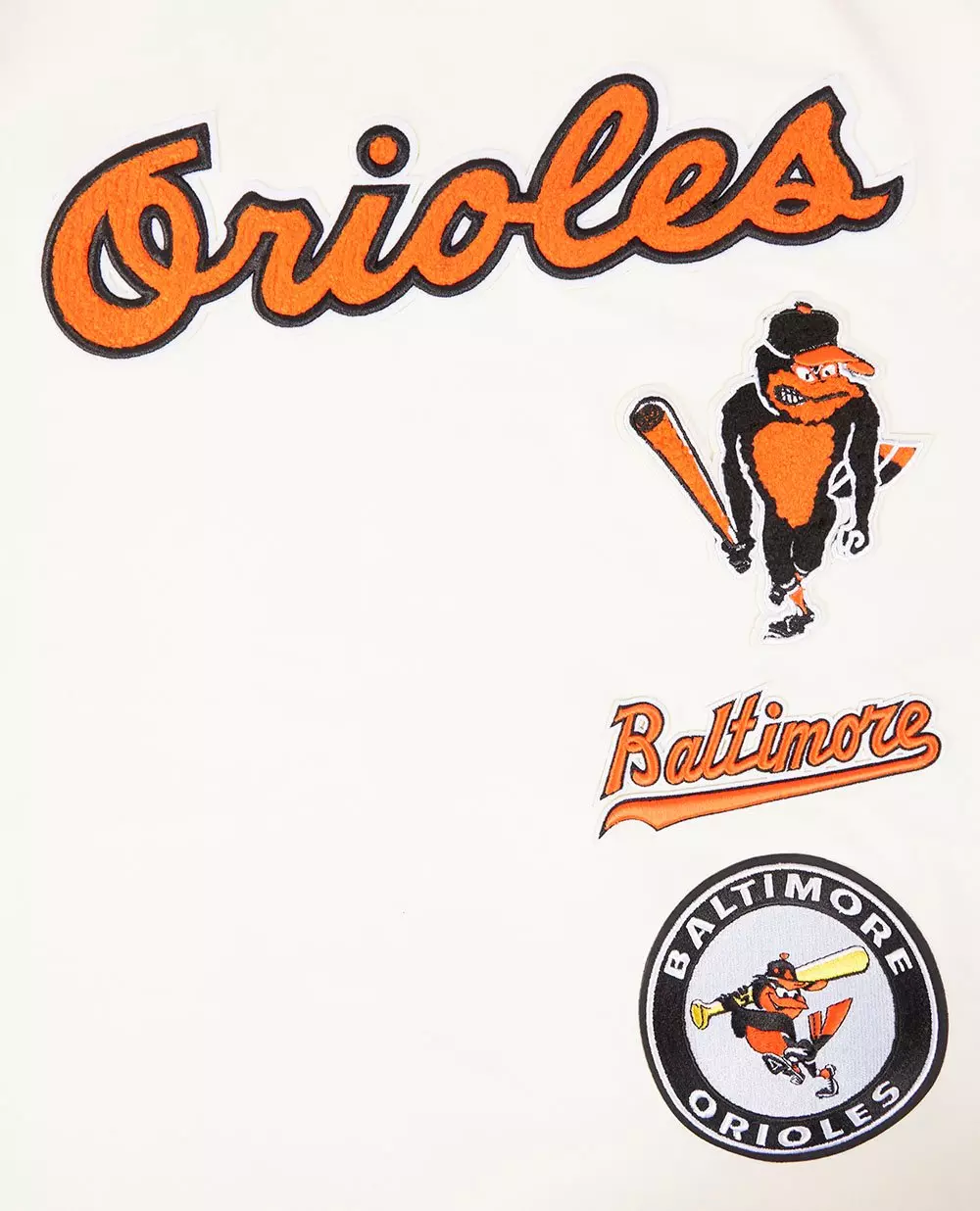Pro Standard Men's MLB Baltimore Orioles Retro Classic Top - EGGSHELL