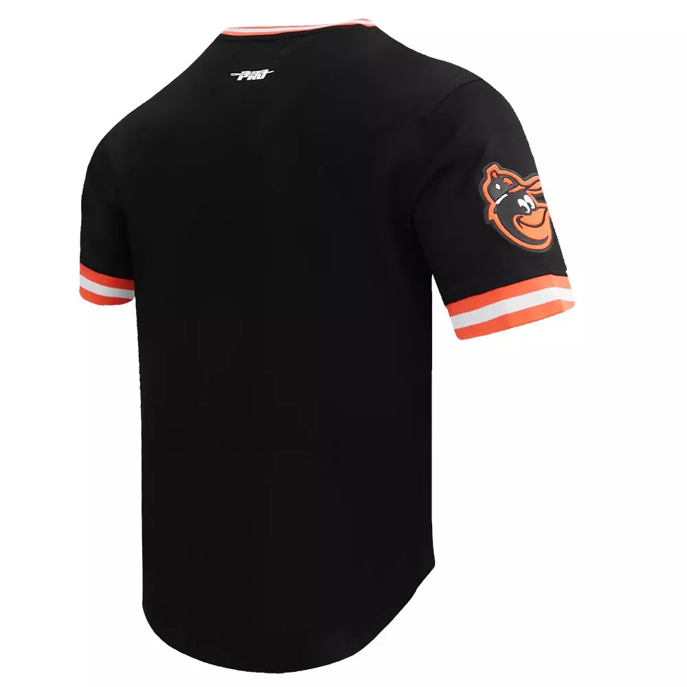Pro Standard Men's MLB Baltimore Orioles Retro Classic Top - BLACK/ORANGE