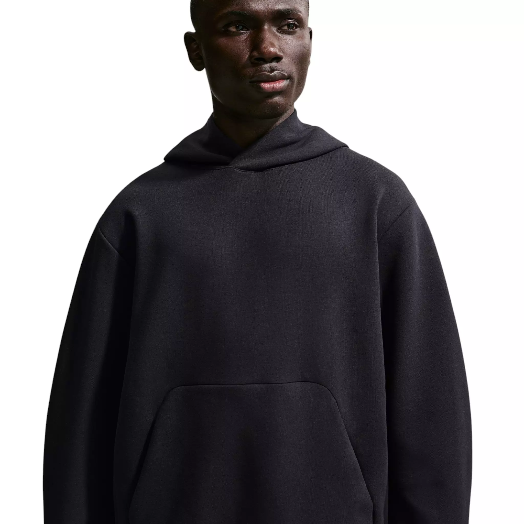 Nike Men's 24.7 ImpossiblySoft Dri-FIT Pullover Hoodie - Black - BLACK
