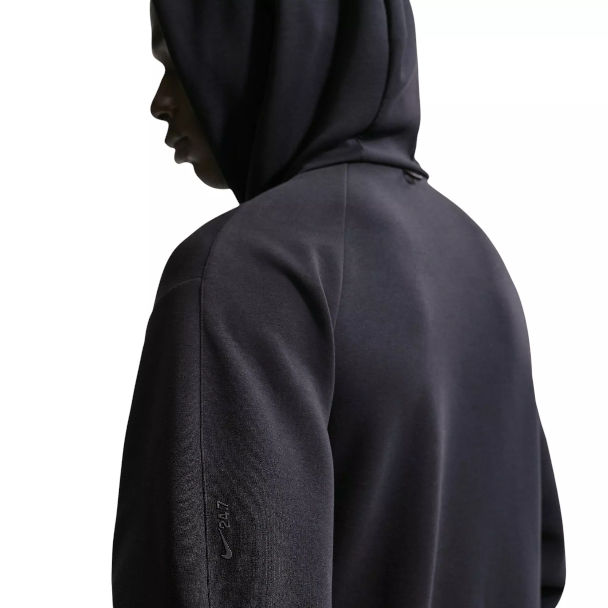 Nike Men's 24.7 ImpossiblySoft Dri-FIT Pullover Hoodie - Black - BLACK