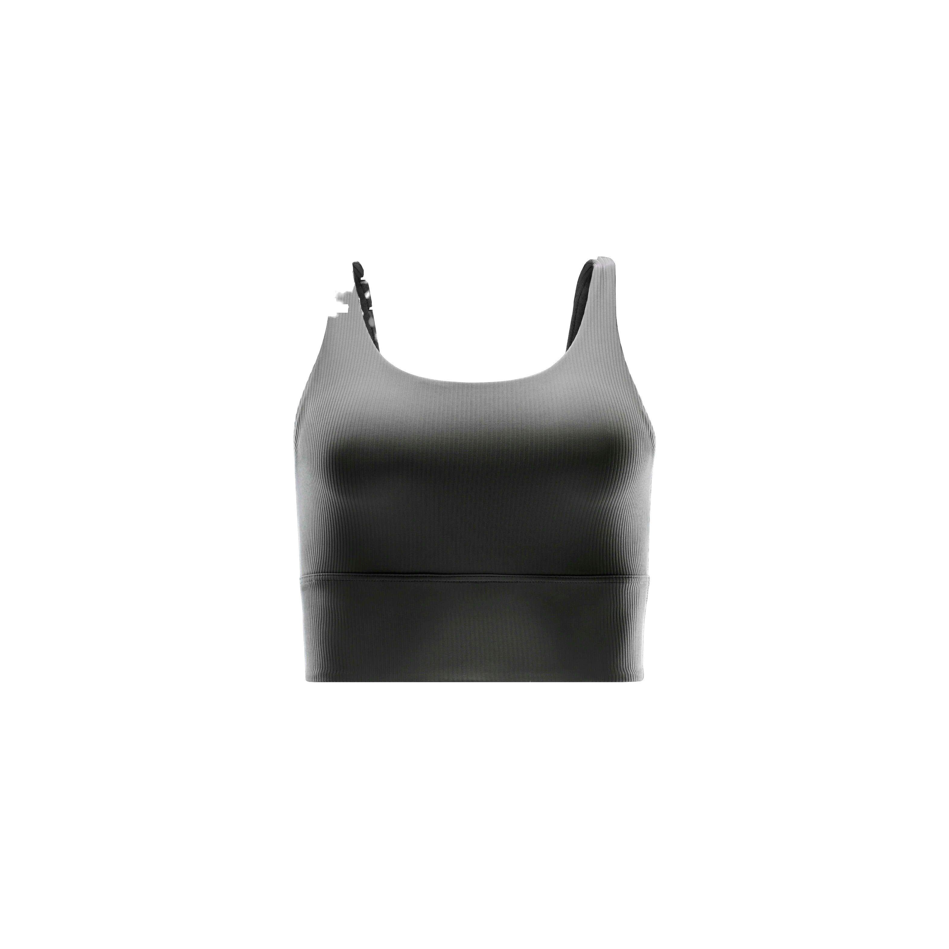 Nike Women's Wide Rib INF Light-Support Padded Longline Sports Bra - LT ARMY GREEN Thumbnail View 6