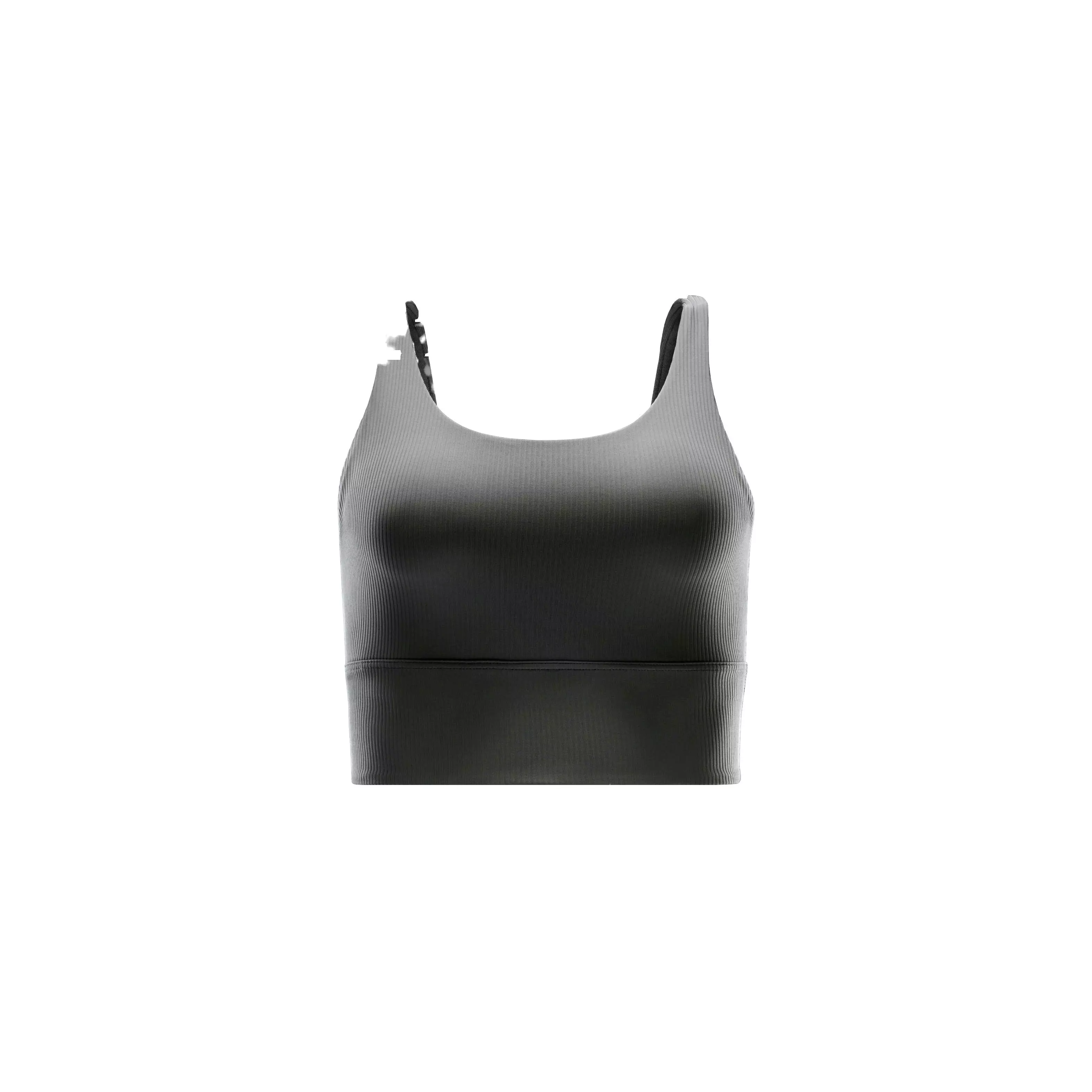 Nike Women's Wide Rib INF Light-Support Padded Longline Sports Bra - LT ARMY GREEN