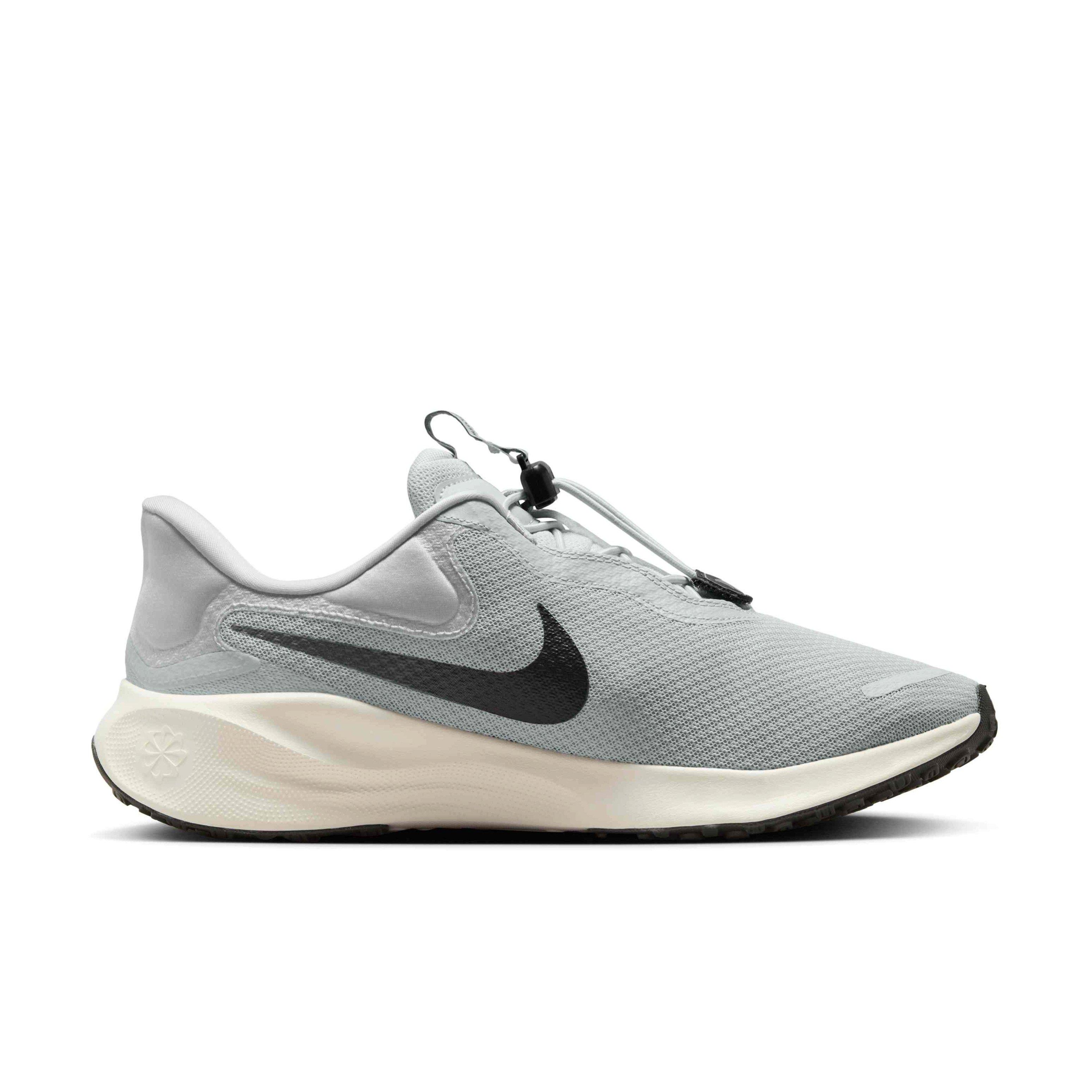Nike Revolution 7 EasyOn "Light Silver/Light Army/Pale Ivory/Sequoia" Men's Running Shoe - LT SILVER/LT ARMY/IVORY/SEQUOIA Thumbnail View 1