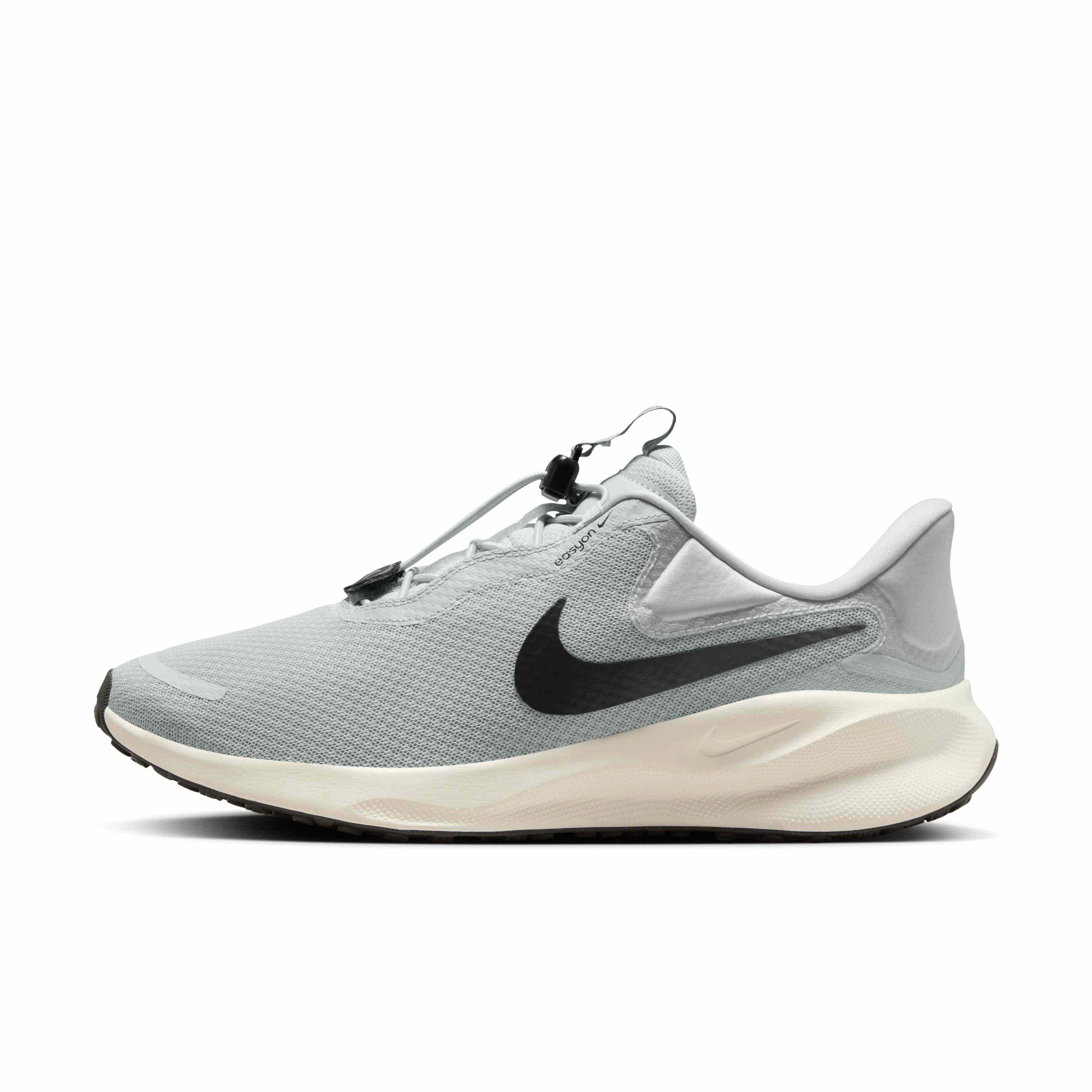 Nike Revolution 7 EasyOn "Light Silver/Light Army/Pale Ivory/Sequoia" Men's Running Shoe - LT SILVER/LT ARMY/IVORY/SEQUOIA Thumbnail View 2