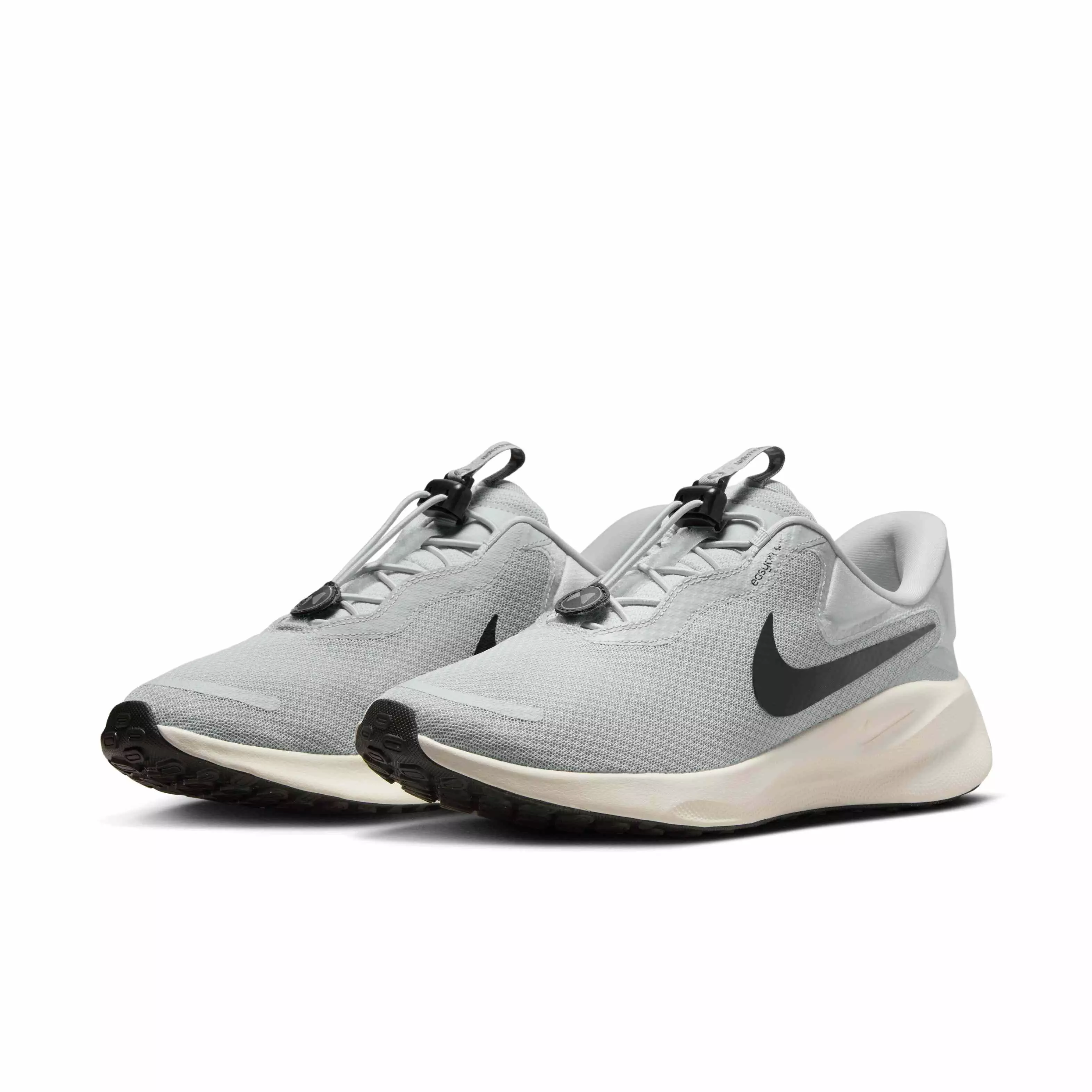 Nike Revolution 7 EasyOn "Light Silver/Light Army/Pale Ivory/Sequoia" Men's Running Shoe - LT SILVER/LT ARMY/IVORY/SEQUOIA