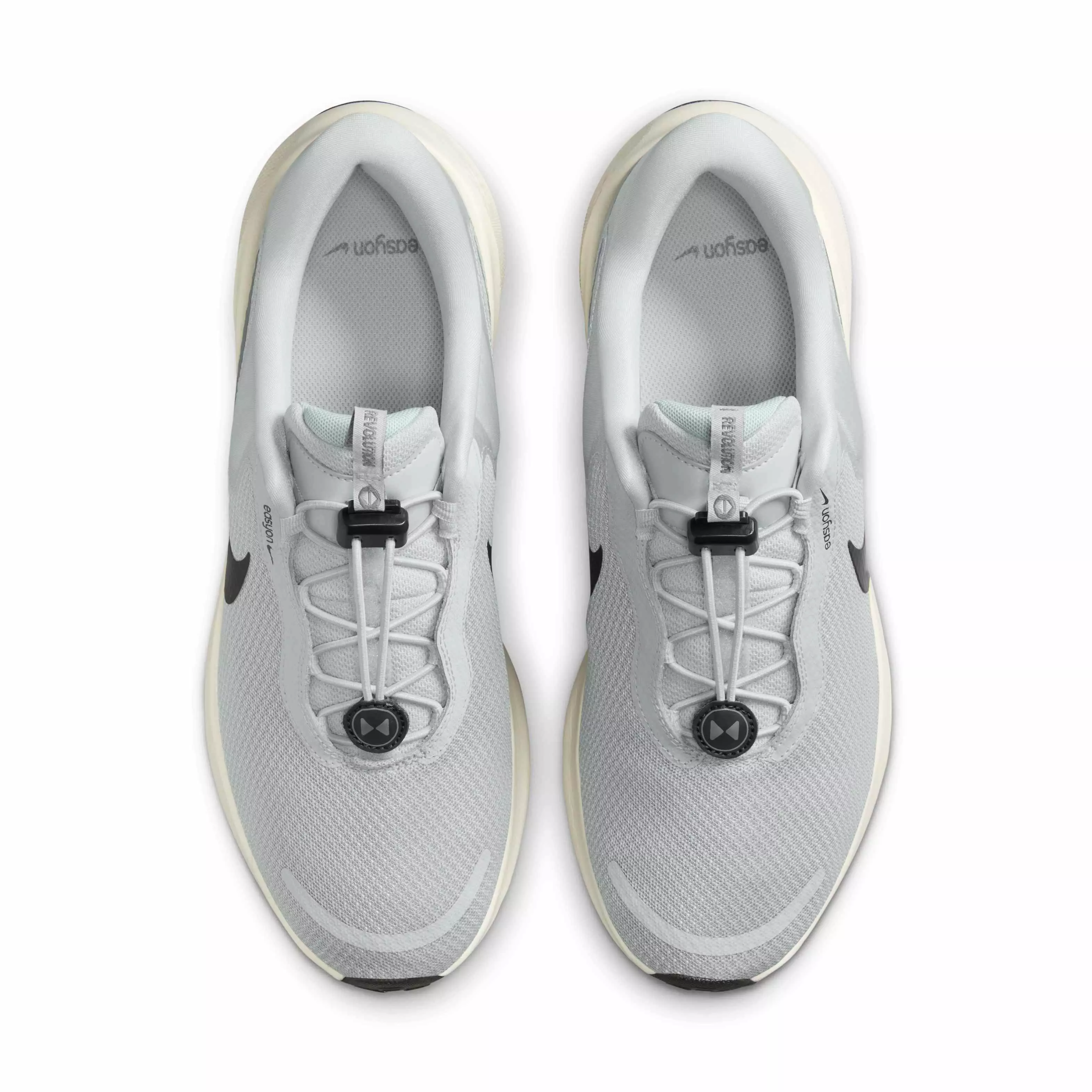 Nike Revolution 7 EasyOn "Light Silver/Light Army/Pale Ivory/Sequoia" Men's Running Shoe - LT SILVER/LT ARMY/IVORY/SEQUOIA