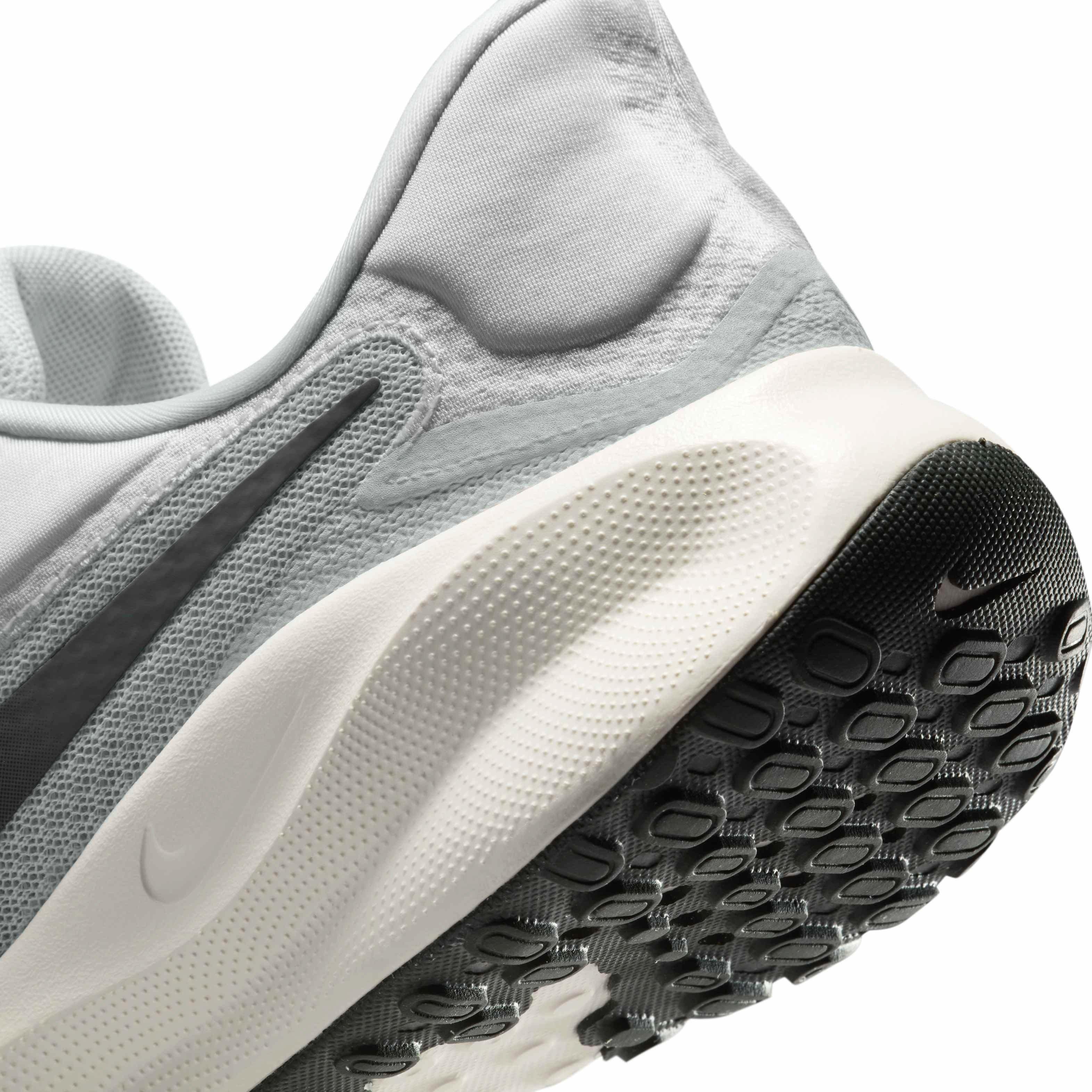 Nike Revolution 7 EasyOn "Light Silver/Light Army/Pale Ivory/Sequoia" Men's Running Shoe - LT SILVER/LT ARMY/IVORY/SEQUOIA Thumbnail View 8