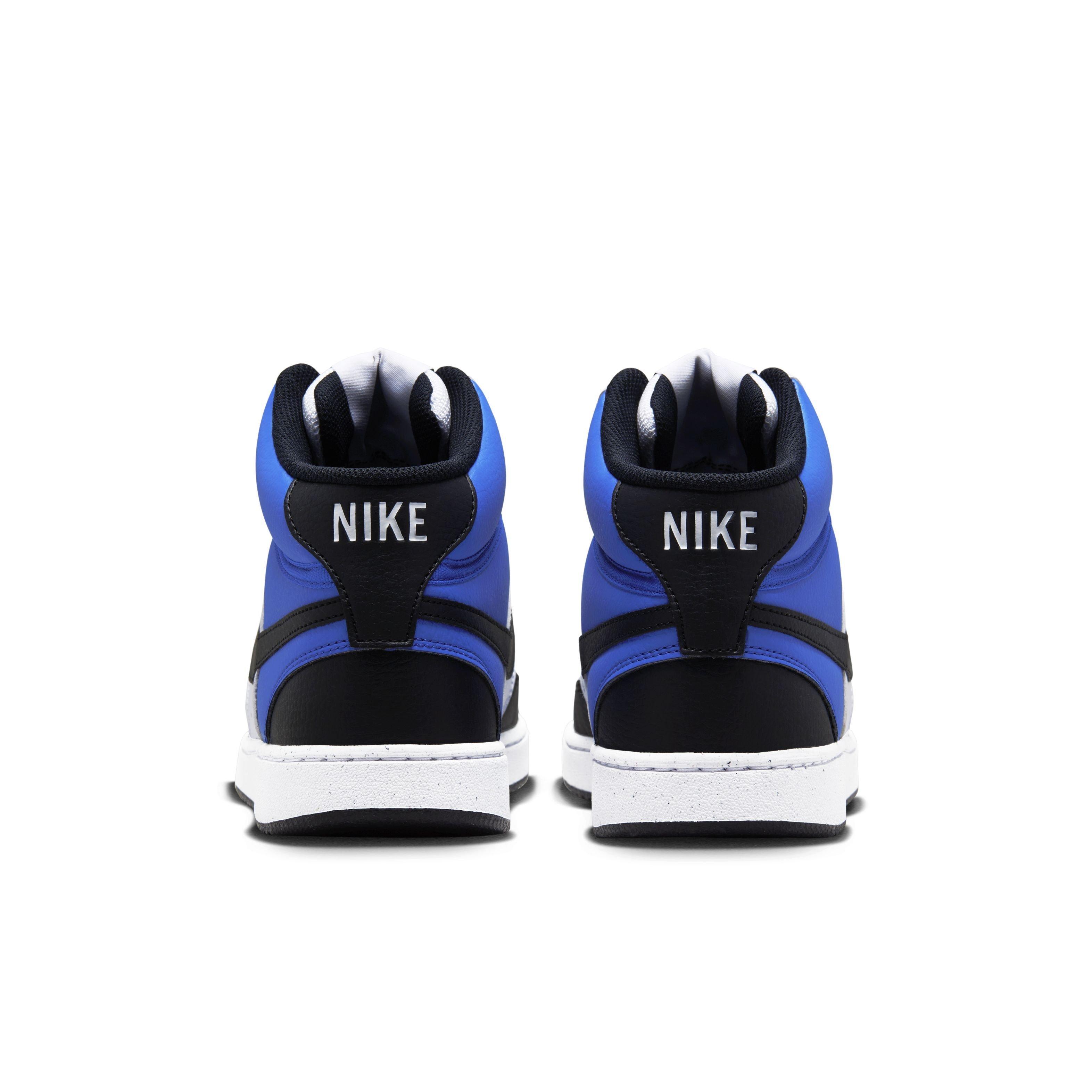 Nike Court Vision Mid Next Nature "Game Royal/White/Black" Men's Shoe - ROYAL/WHITE/BLACK Thumbnail View 5