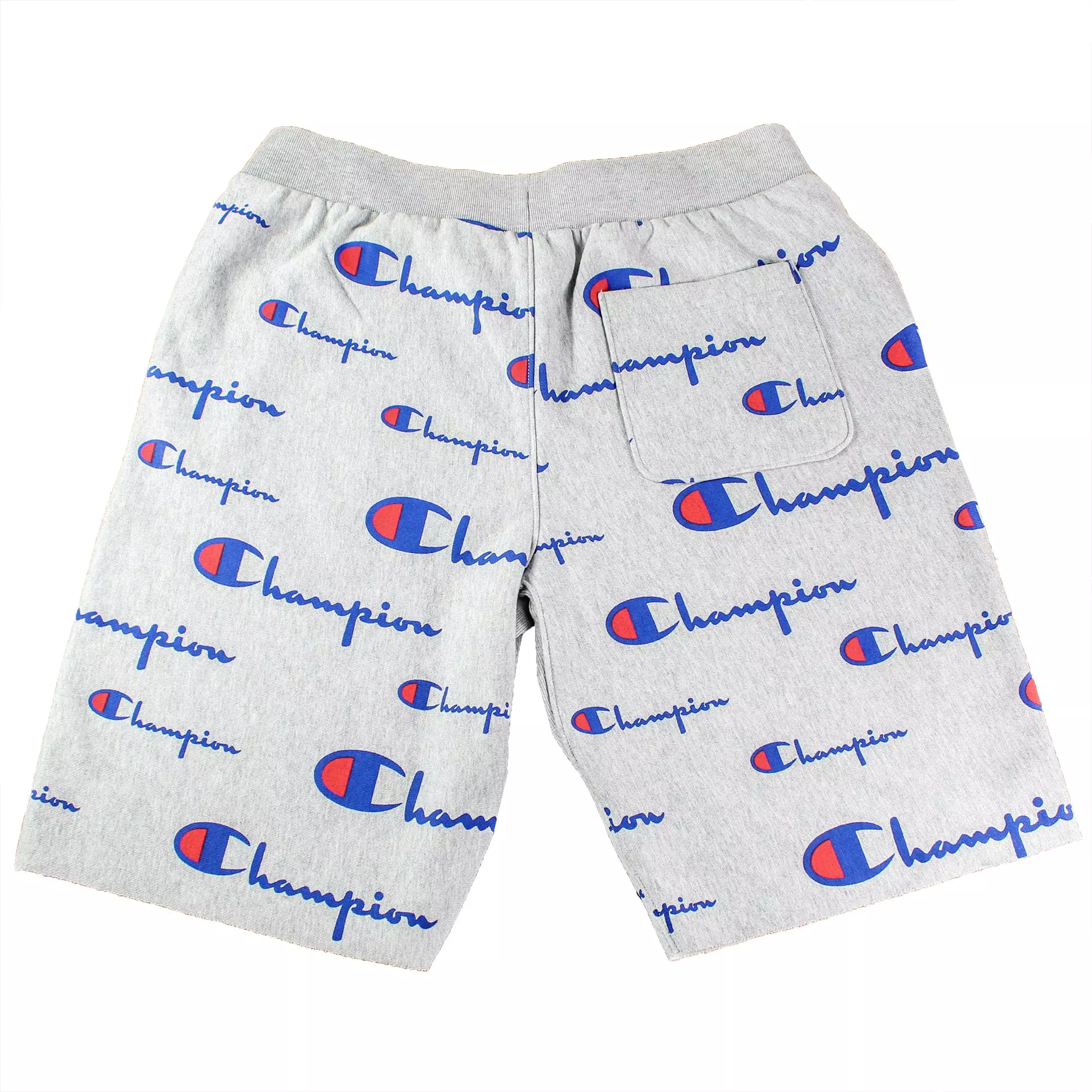 Champion Men's Cut Off All Over Print Shorts - GREY