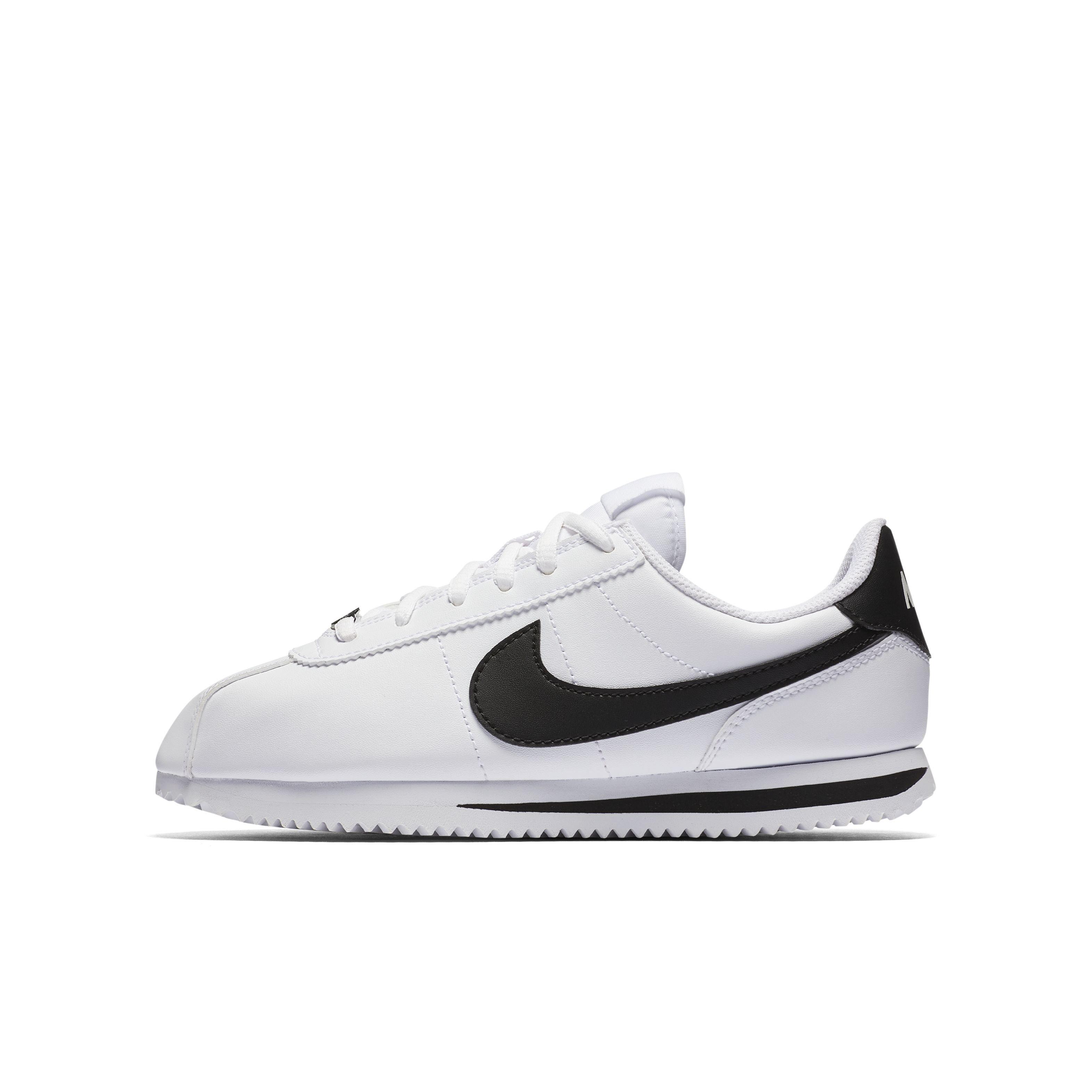 Nike Cortez Black/White Men's Running Shoe - Hibbett