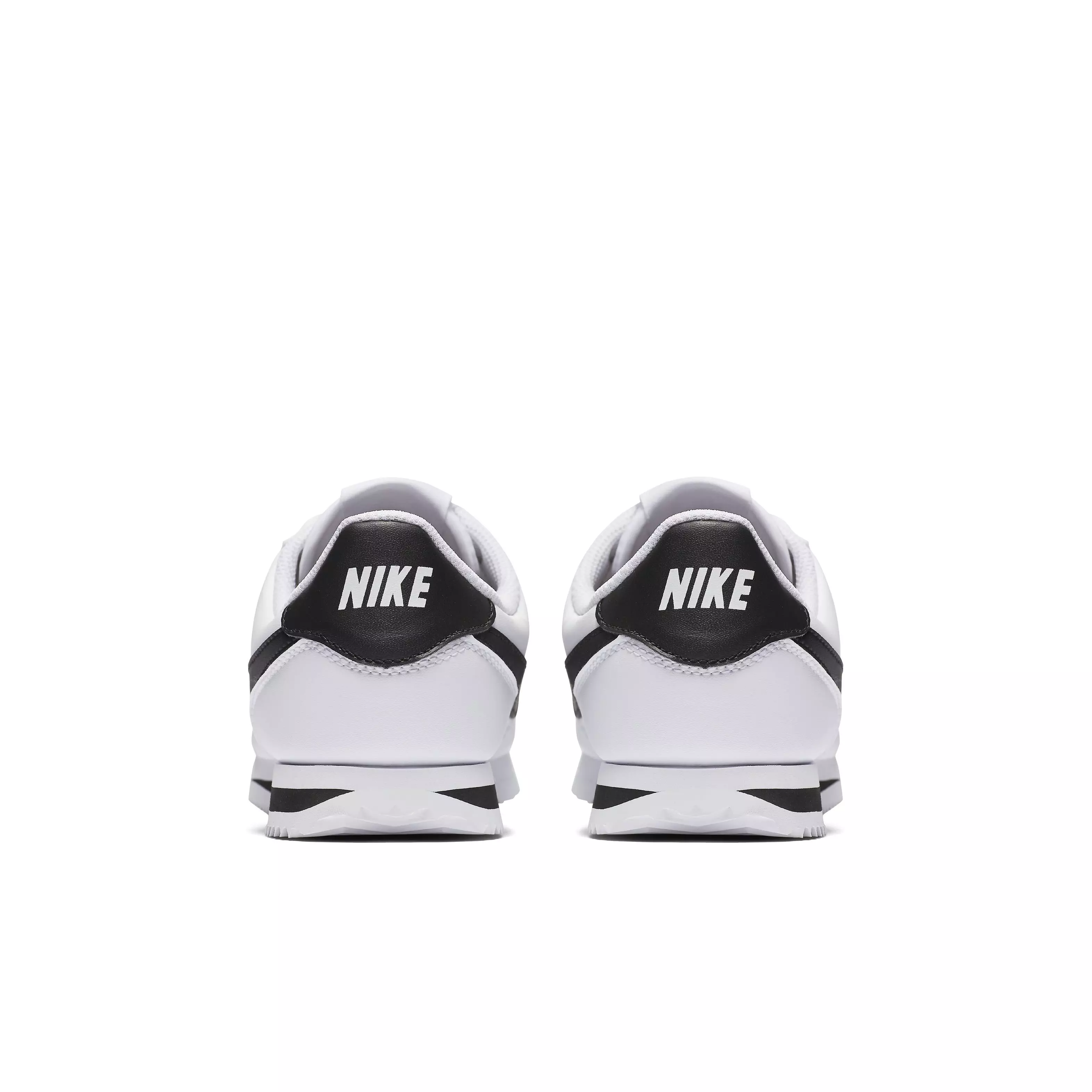 Nike Cortez Basic "White/Black" Grade School Boys' Shoe - WHITE/BLACK