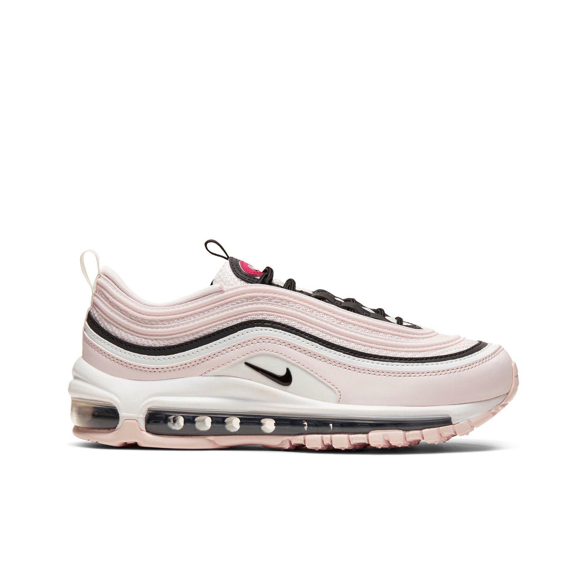 white pink and black air max