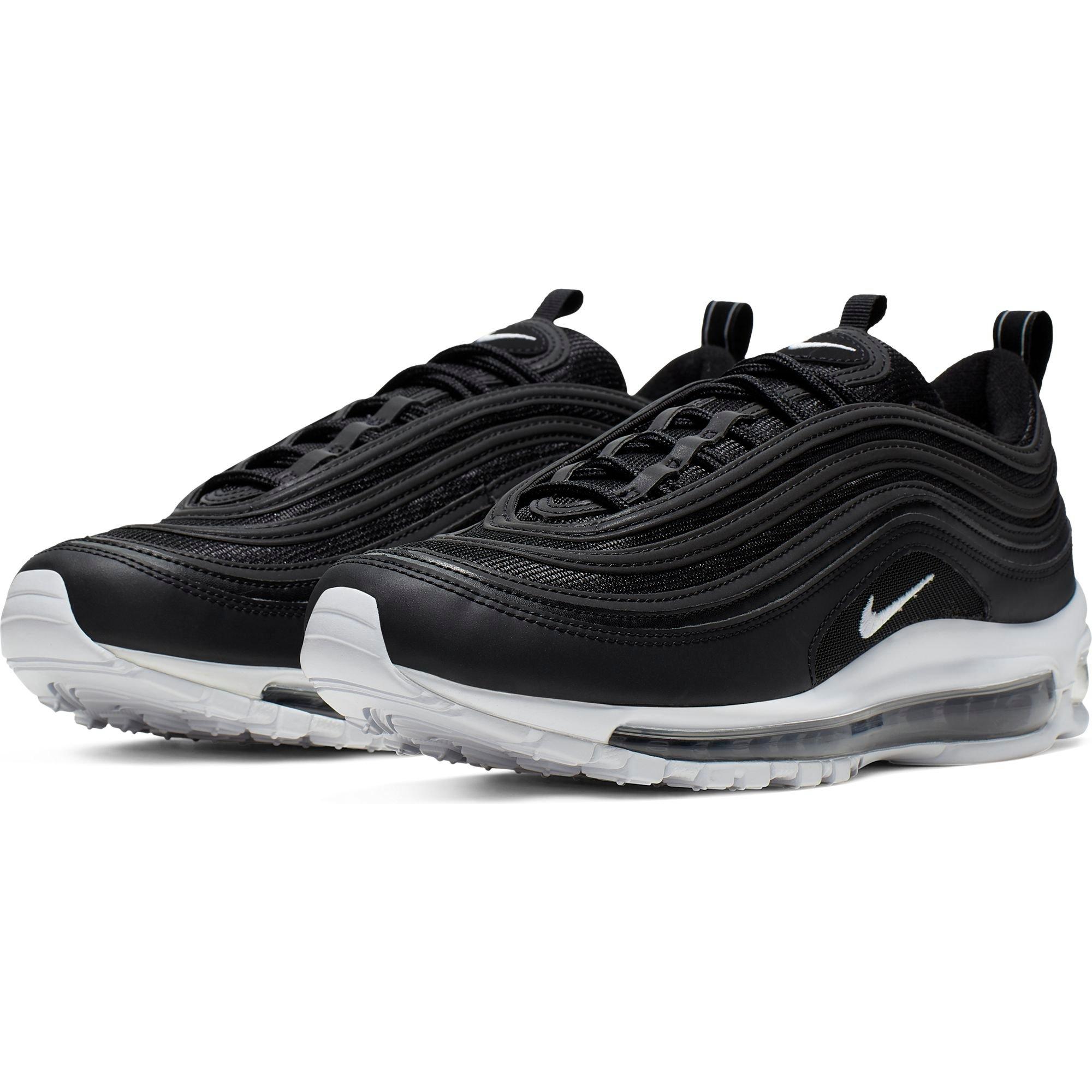 Nike Airmax 97 White and Black Athletic Shoes. Size 9.5 Nike Air Max 97 White Rush Pink Black Volt Green Sneakers  main image 2