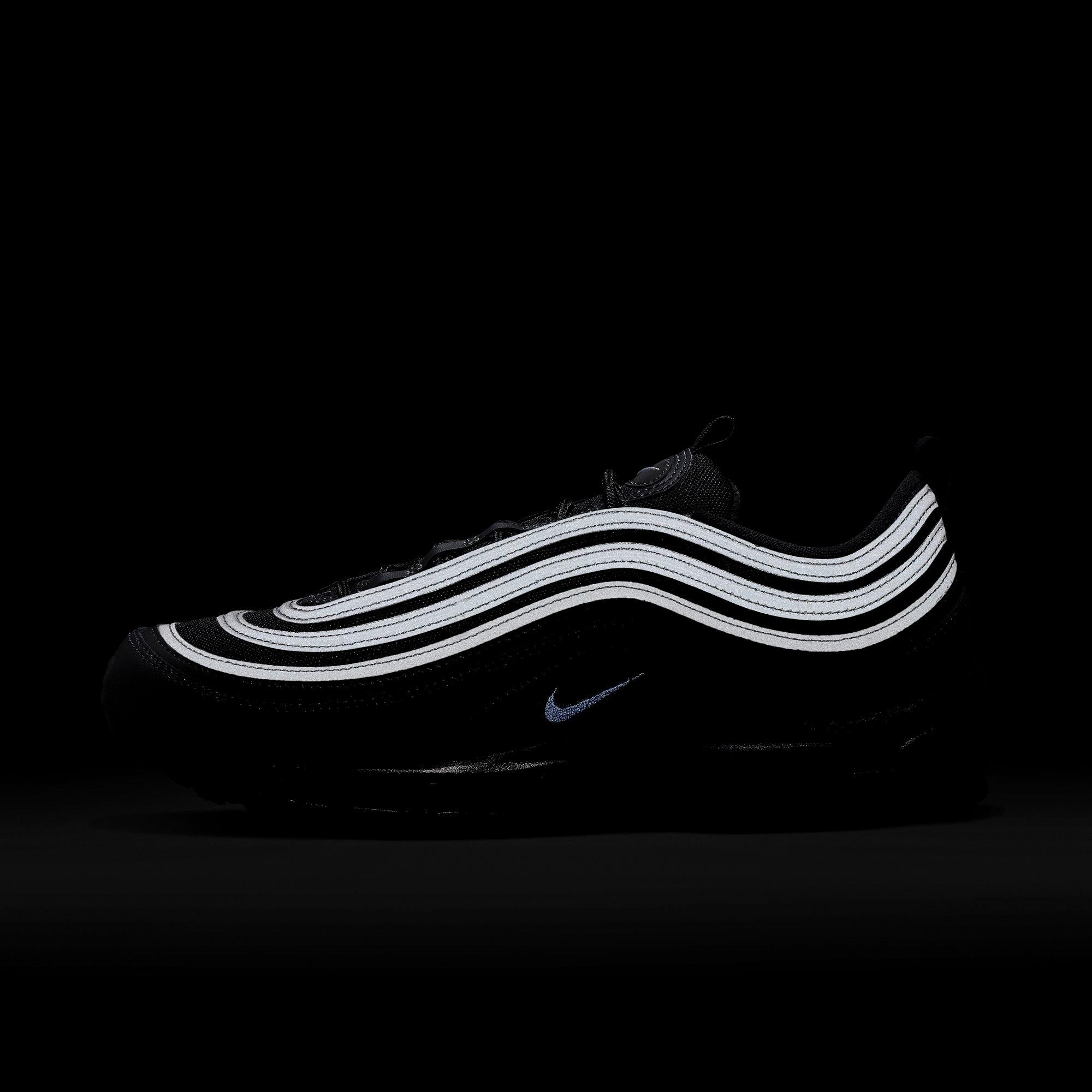 Nike Mens Nike Air Max '97 - Mens Running Shoes Black/White/Anthracite Size 08.0