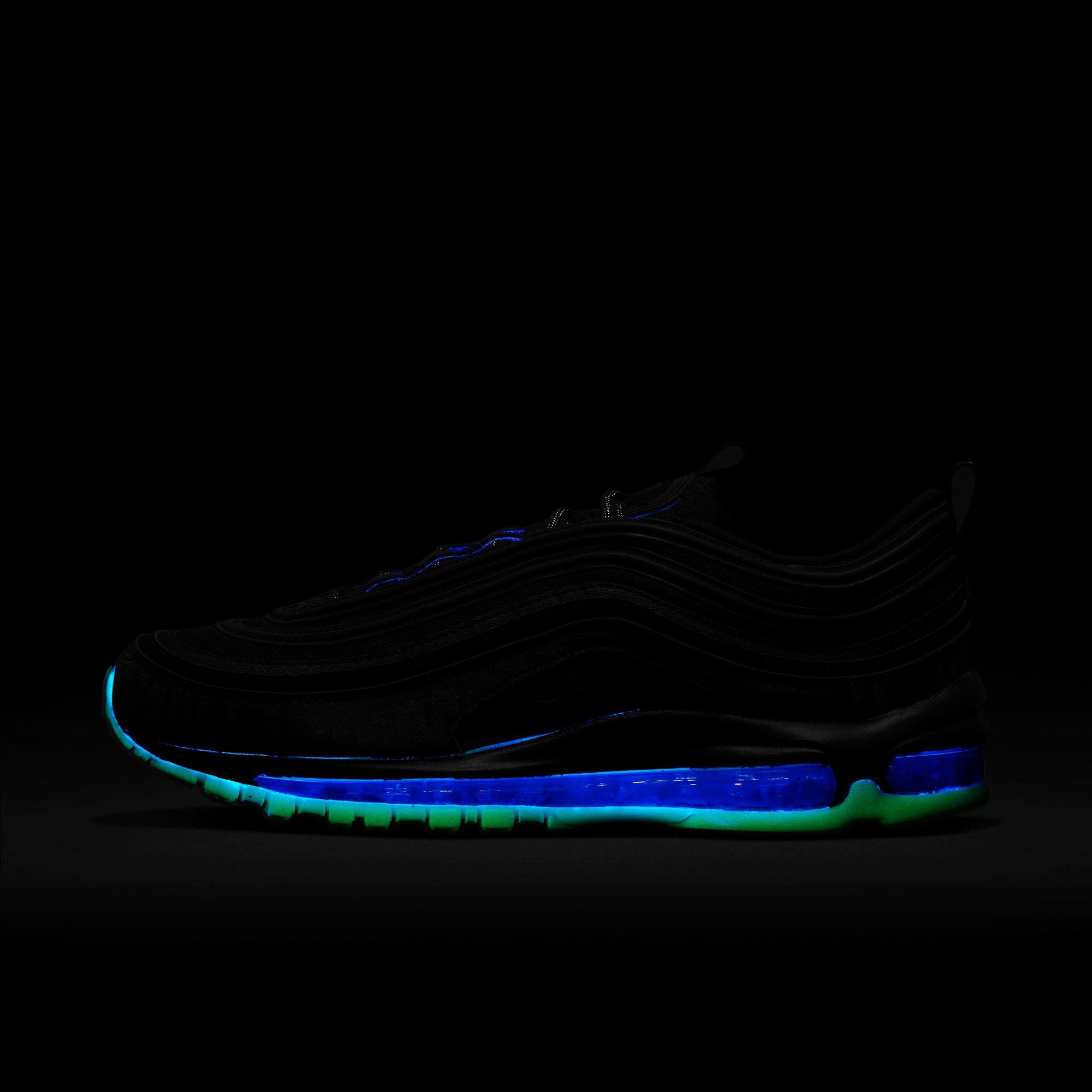 air max 97 black green glow