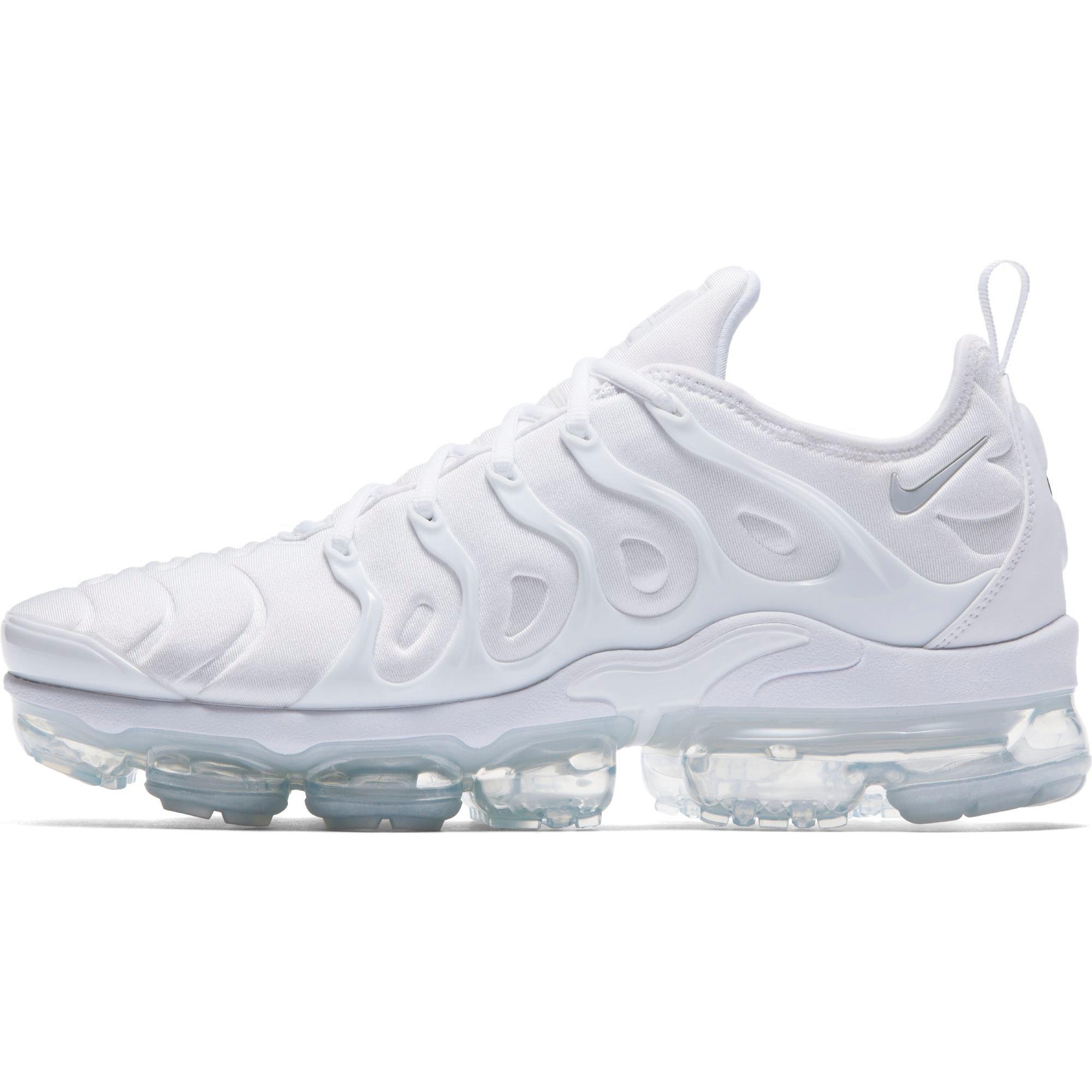 Nike Air VaporMax Plus "White/Pure Platinum" Men's Shoe - WHITE Thumbnail View 4
