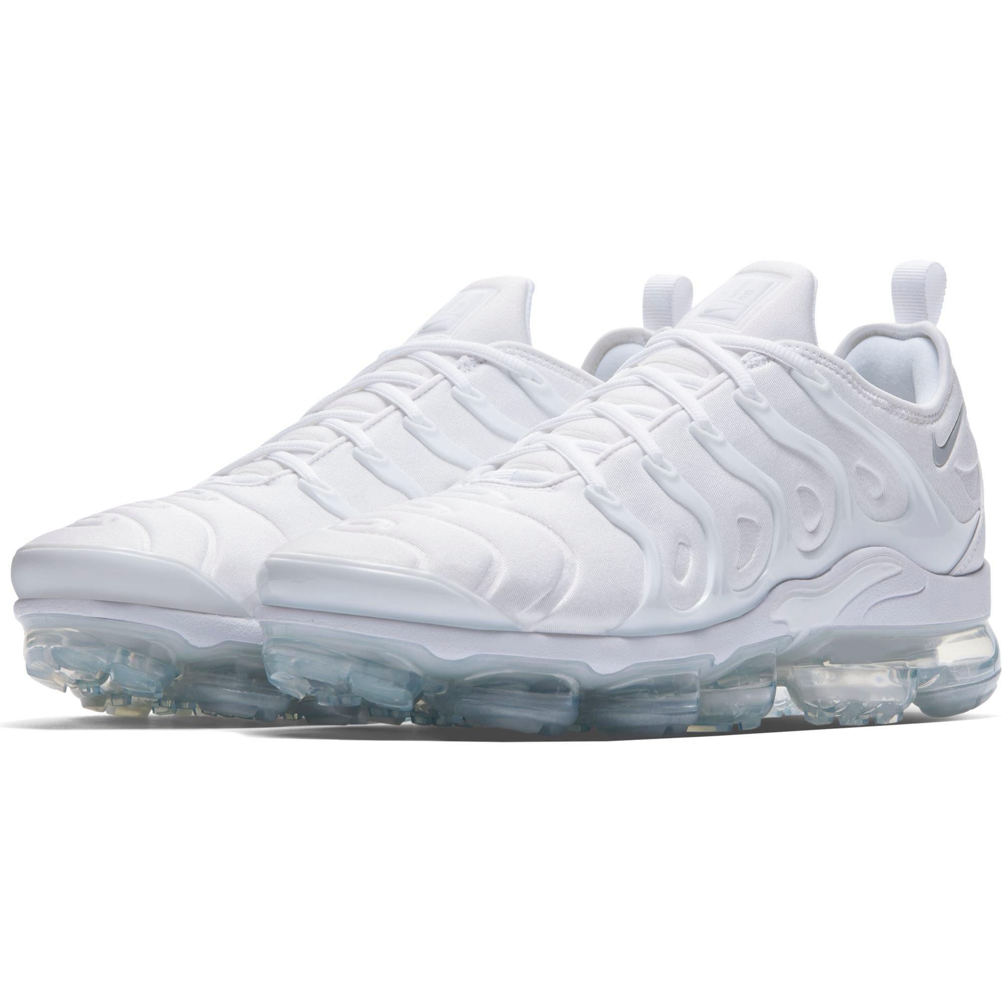 Nike Air VaporMax Plus "White/Pure Platinum" Men's Shoe - WHITE Thumbnail View 3