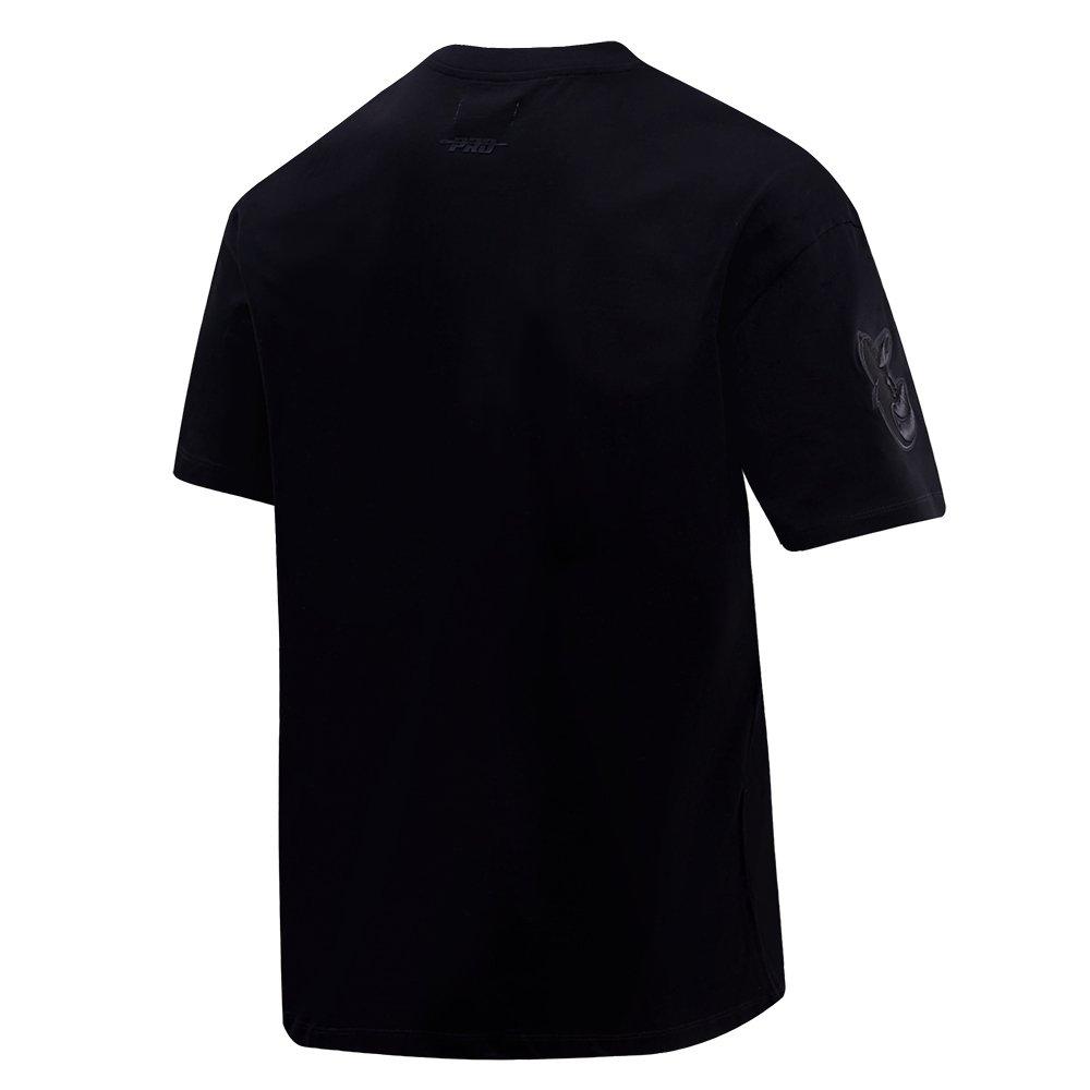 Pro Standard Men's MLB Baltimore Orioles Neutral Drop Shoulder Top - BLACK Thumbnail View 4