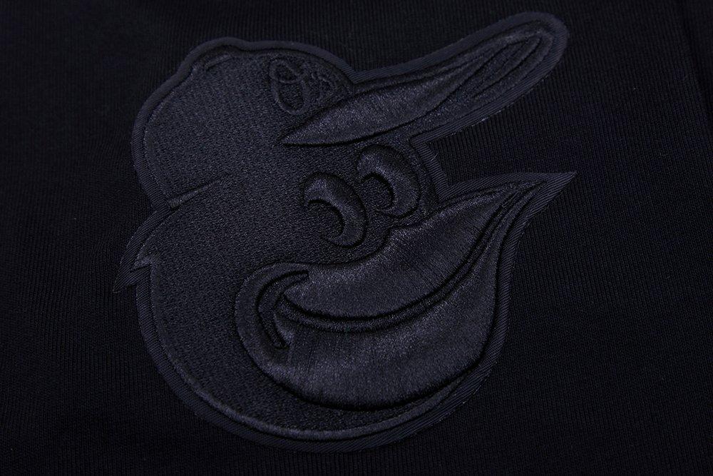 Pro Standard Men's MLB Baltimore Orioles Neutral Drop Shoulder Top - BLACK Thumbnail View 6