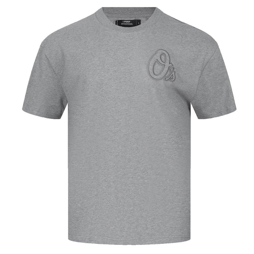 Pro Standard Men's MLB Baltimore Orioles Neutral Drop Shoulder Top - DK GREY Thumbnail View 1