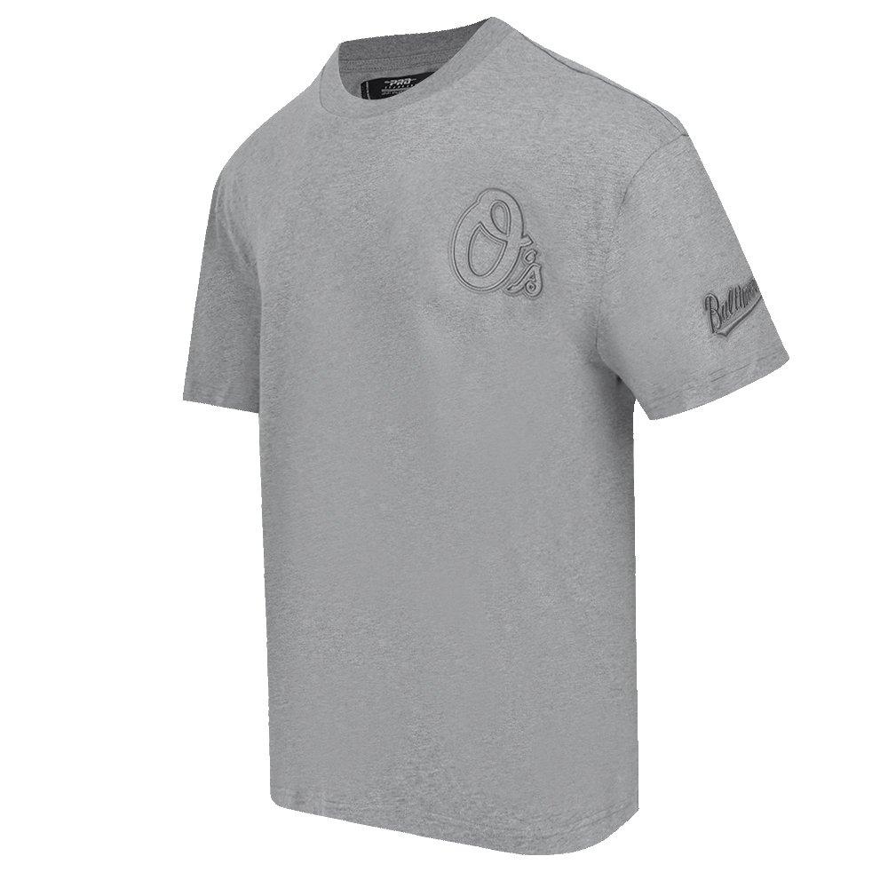 Pro Standard Men's MLB Baltimore Orioles Neutral Drop Shoulder Top - DK GREY Thumbnail View 3