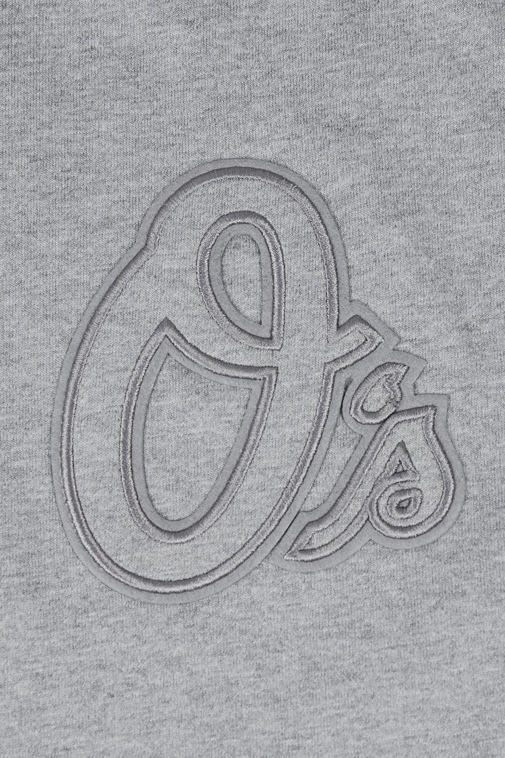 Pro Standard Men's MLB Baltimore Orioles Neutral Drop Shoulder Top - DK GREY Thumbnail View 5