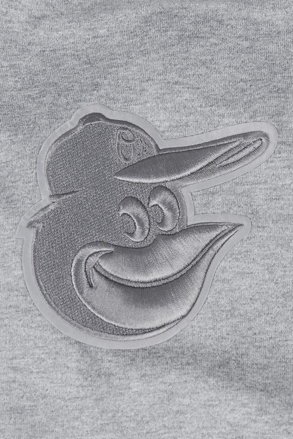 Pro Standard Men's MLB Baltimore Orioles Neutral Drop Shoulder Top - DK GREY Thumbnail View 6