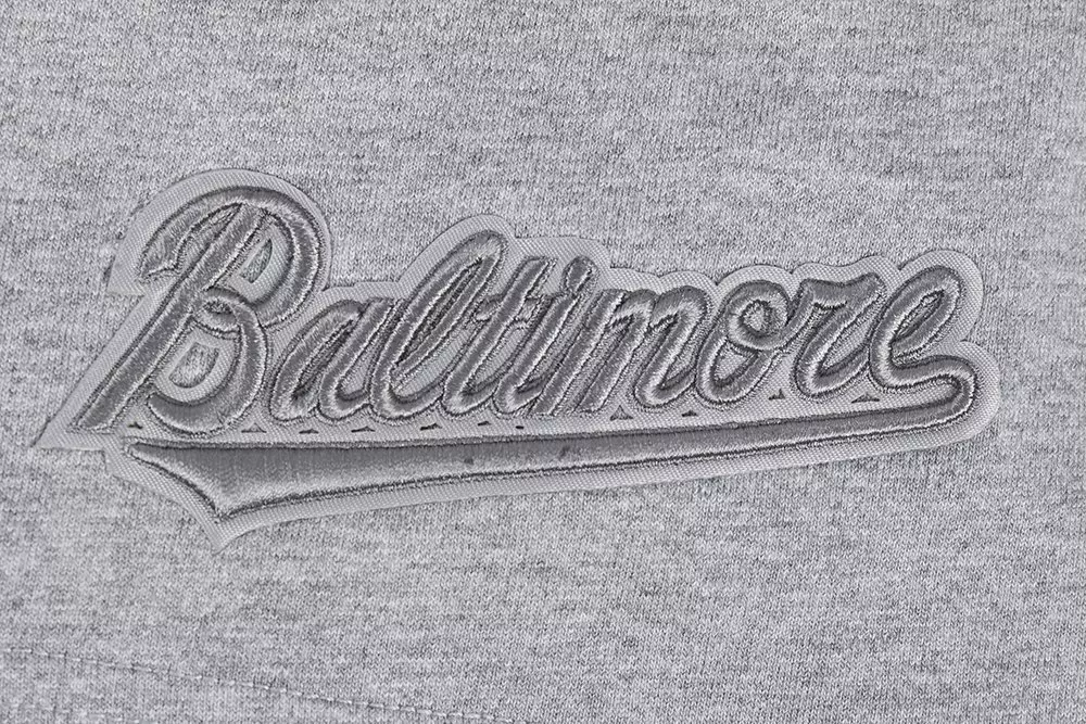 Pro Standard Men's MLB Baltimore Orioles Neutral Drop Shoulder Top - DK GREY