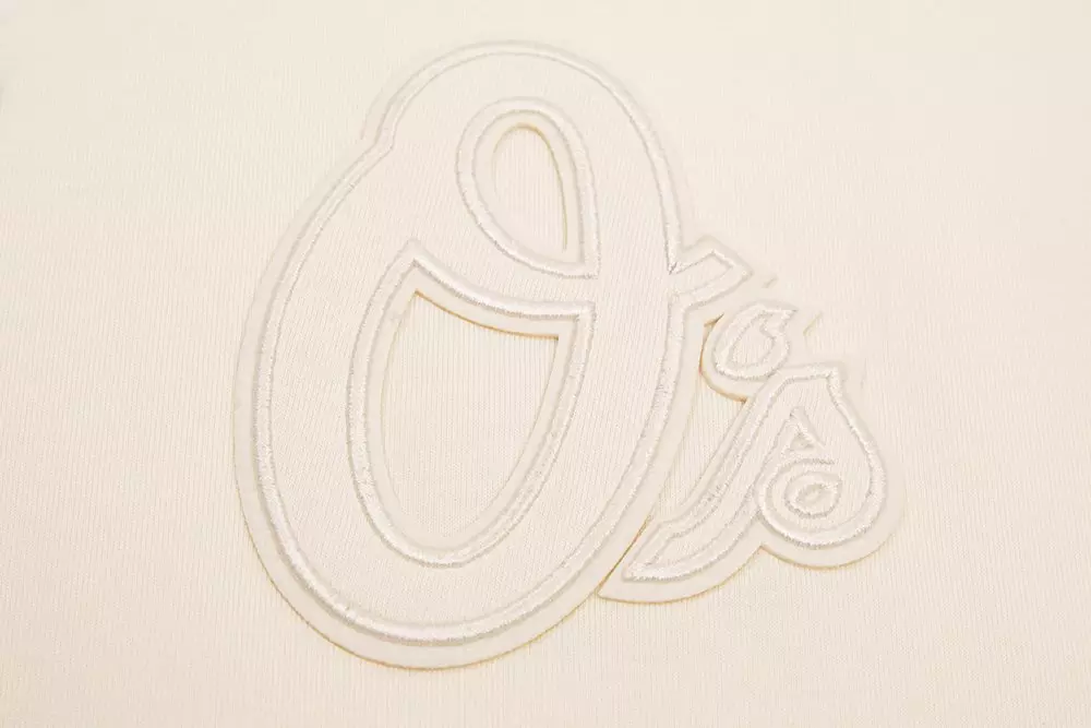 Pro Standard Men's MLB Baltimore Orioles Neutral Drop Shoulder Top - CREAM