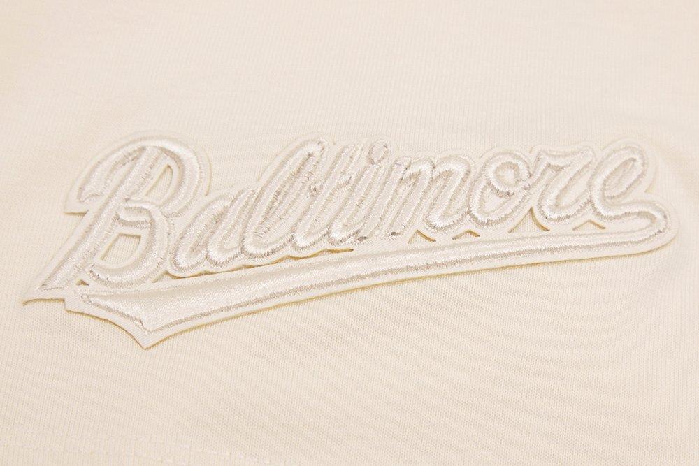 Pro Standard Men's MLB Baltimore Orioles Neutral Drop Shoulder Top - CREAM Thumbnail View 7