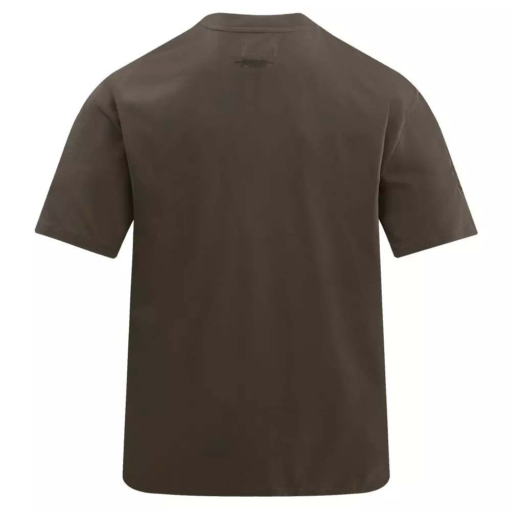 Pro Standard Men's MLB Baltimore Orioles Neutral Drop Shoulder Top - DK BROWN