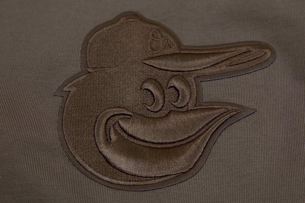 Pro Standard Men's MLB Baltimore Orioles Neutral Drop Shoulder Top - DK BROWN Thumbnail View 6