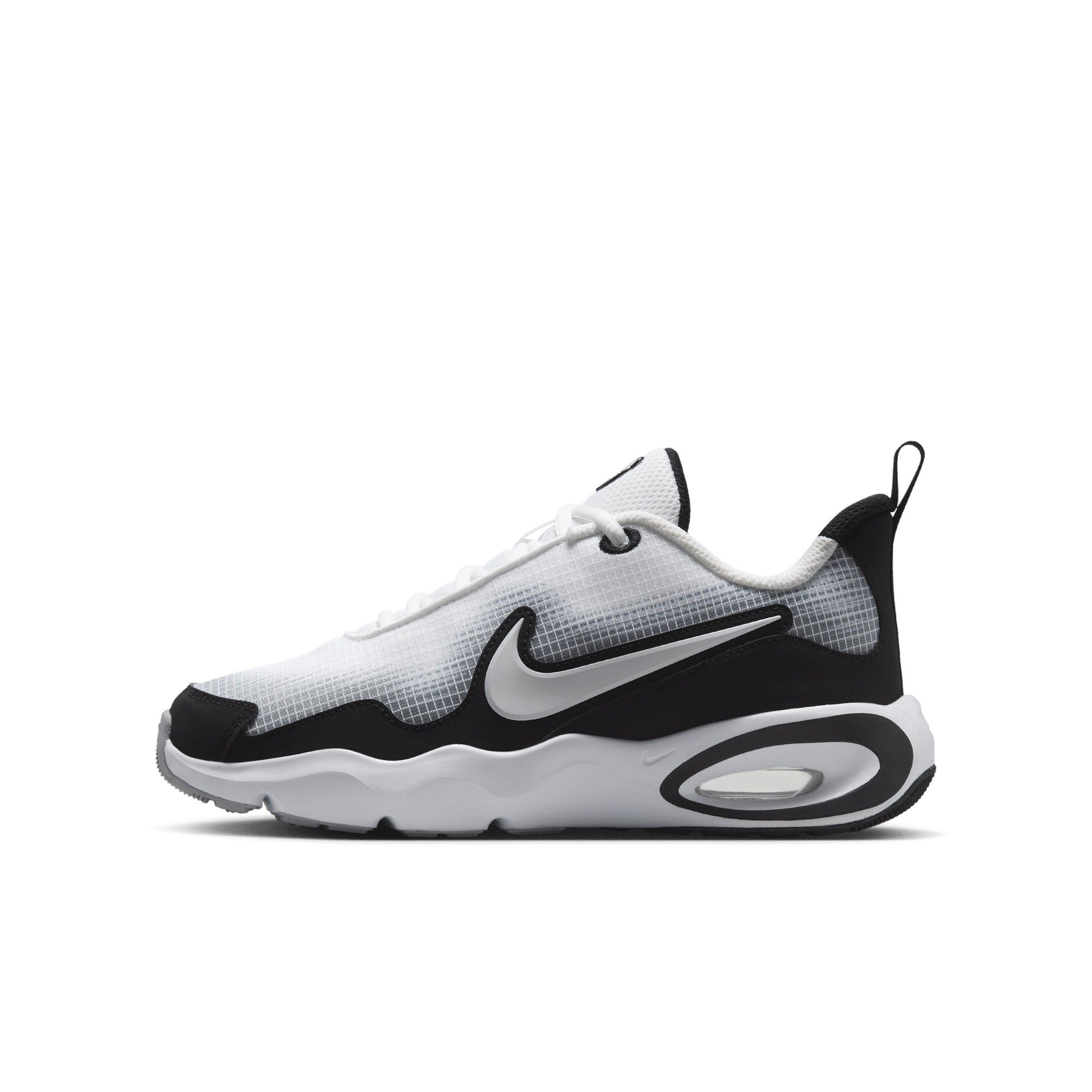 Nike Air Max Nova "White/Black/Wolf Grey/White" Grade School Boys' Shoe - WHITE/BLACK/GREY/WHITE