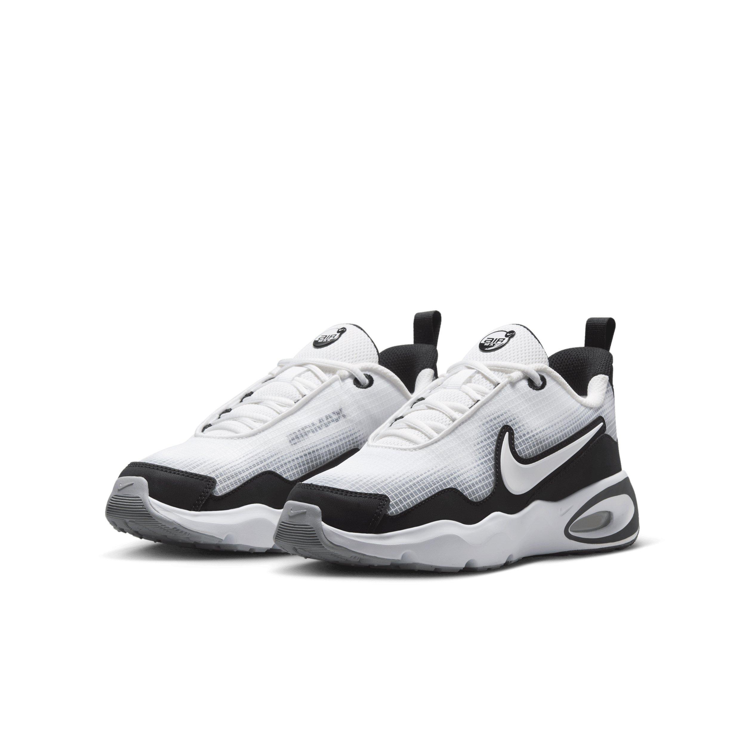 Nike Air Max Nova "White/Black/Wolf Grey/White" Grade School Boys' Shoe - WHITE/BLACK/GREY/WHITE