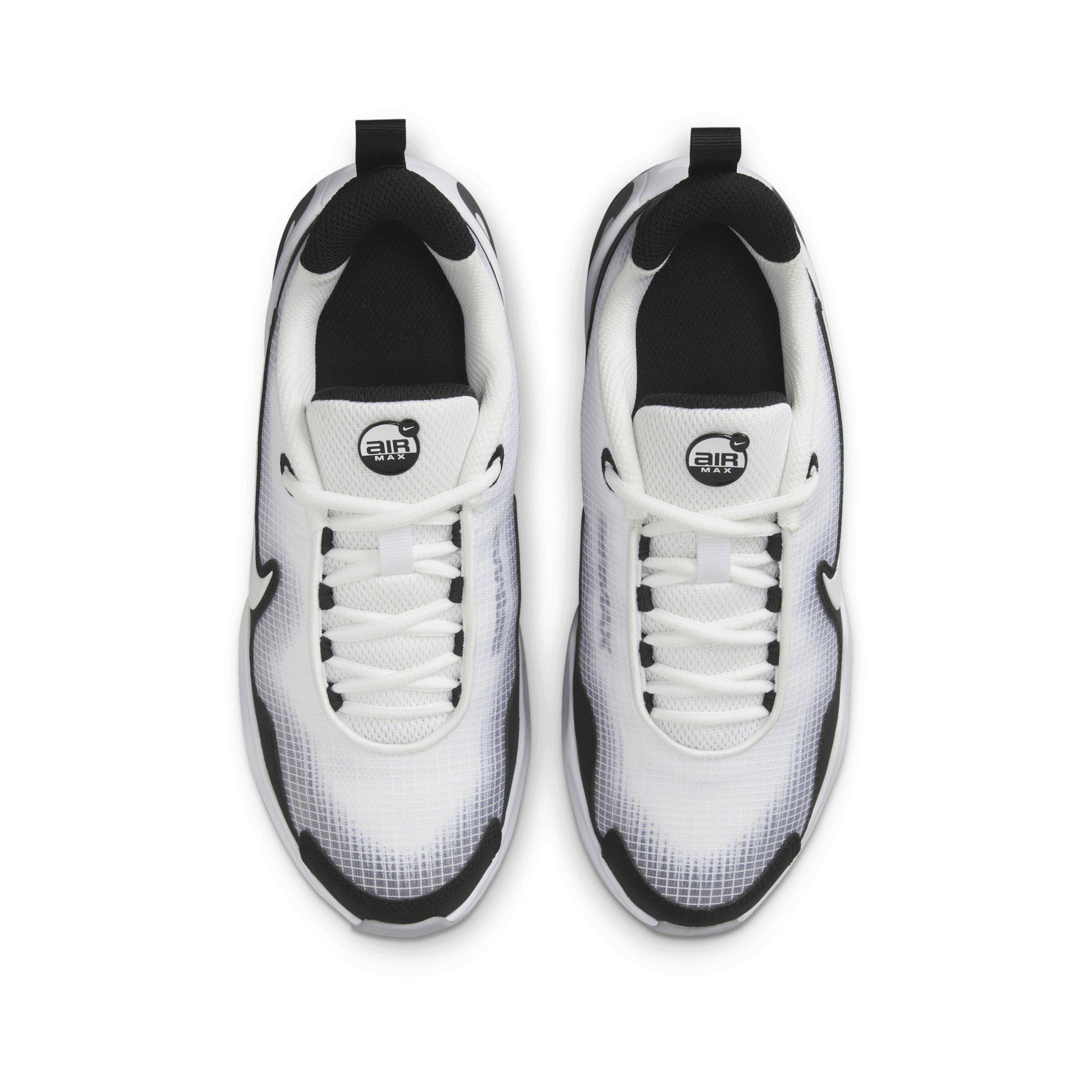 Nike Air Max Nova "White/Black/Wolf Grey/White" Grade School Boys' Shoe - WHITE/BLACK/GREY/WHITE