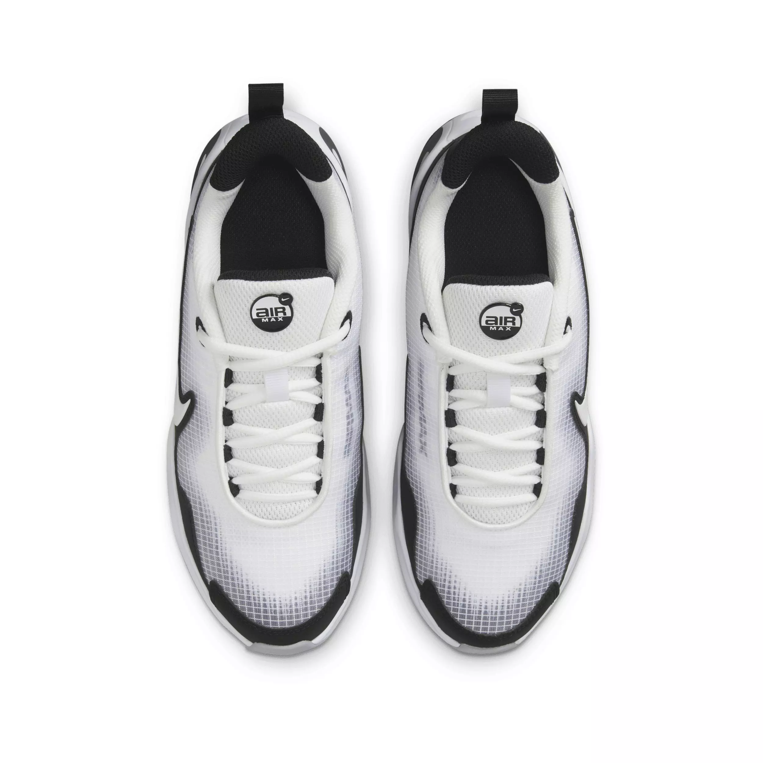 Nike Air Max Nova "White/Black/Wolf Grey/White" Grade School Boys' Shoe - WHITE/BLACK/GREY/WHITE