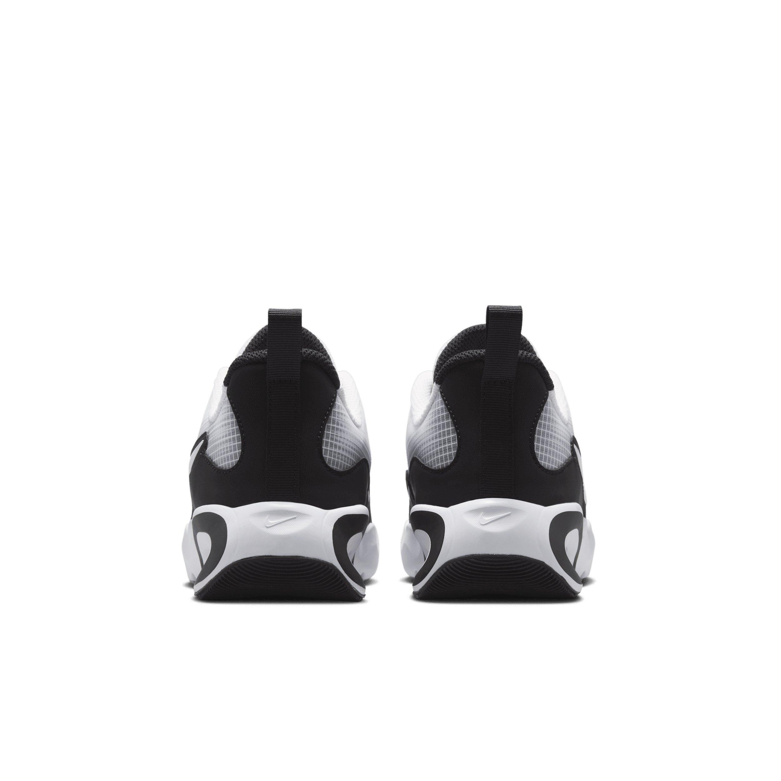 Nike Air Max Nova "White/Black/Wolf Grey/White" Grade School Boys' Shoe - WHITE/BLACK/GREY/WHITE