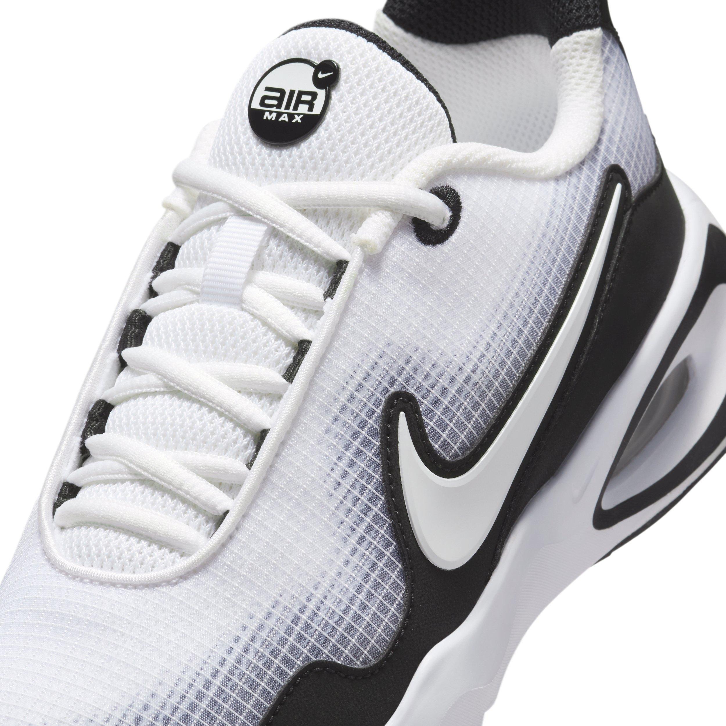 Nike Air Max Nova "White/Black/Wolf Grey/White" Grade School Boys' Shoe - WHITE/BLACK/GREY/WHITE