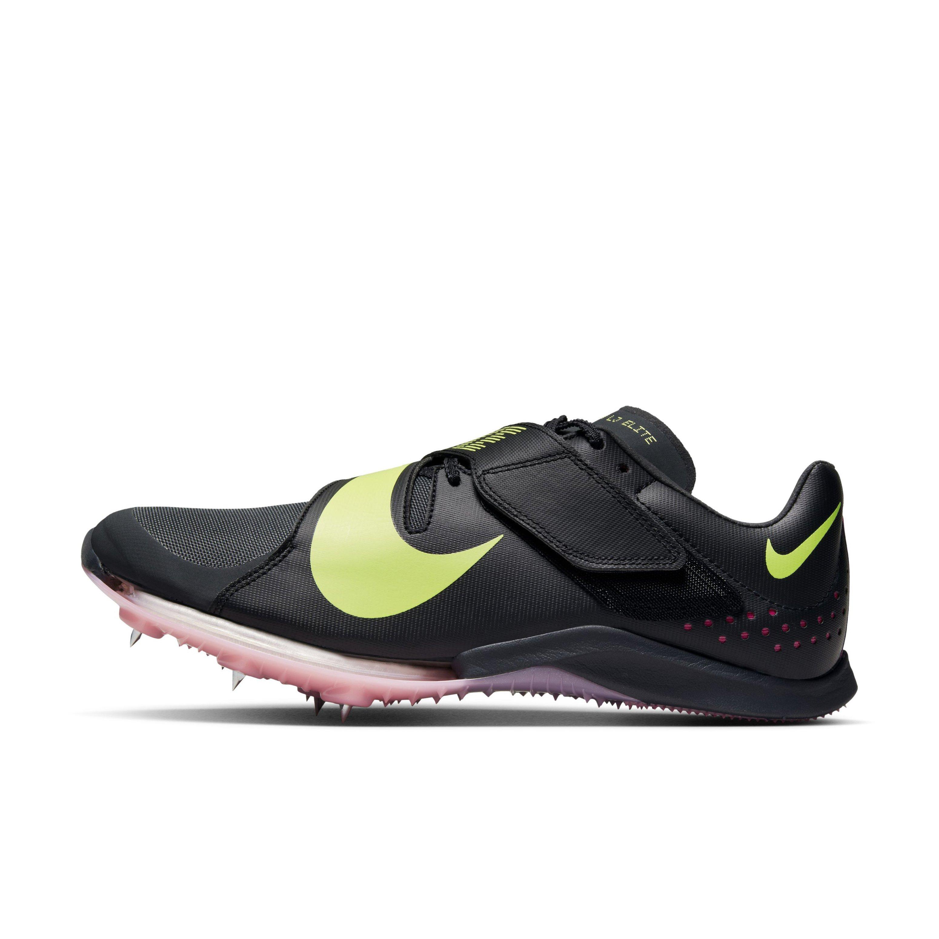 Nike Air Zoom LJ Elite "Black/Light Green" Men's Track Spike - BLACK/LT GREEN Thumbnail View 2