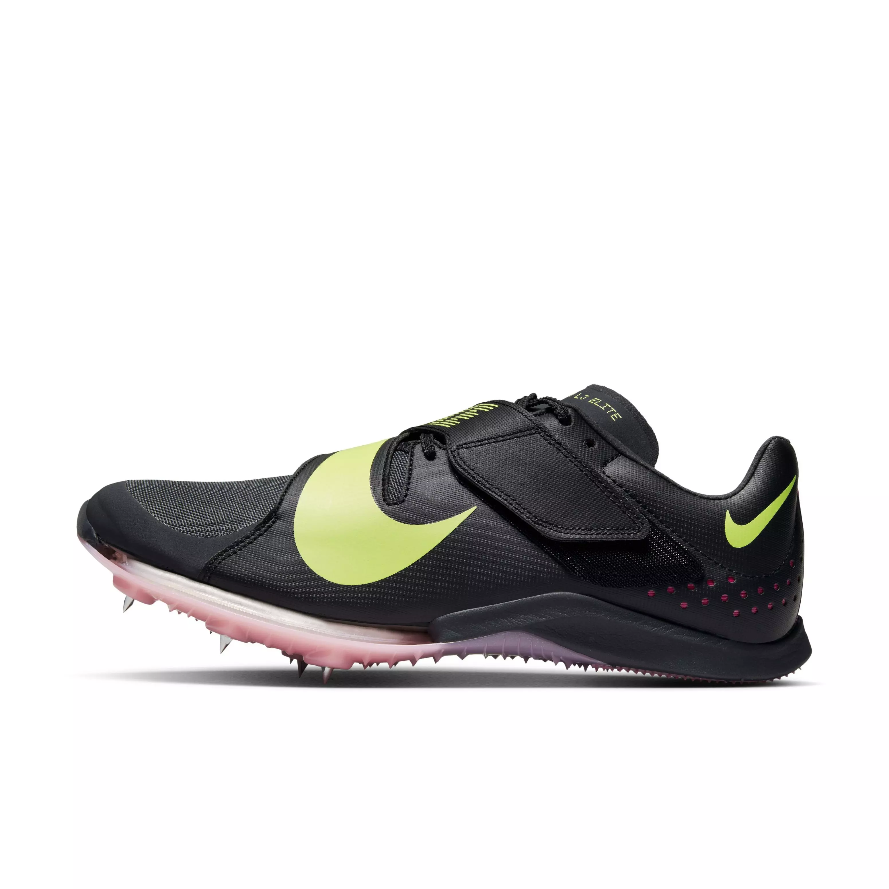 Nike Air Zoom LJ Elite "Black/Light Green" Men's Track Spike - BLACK/LT GREEN